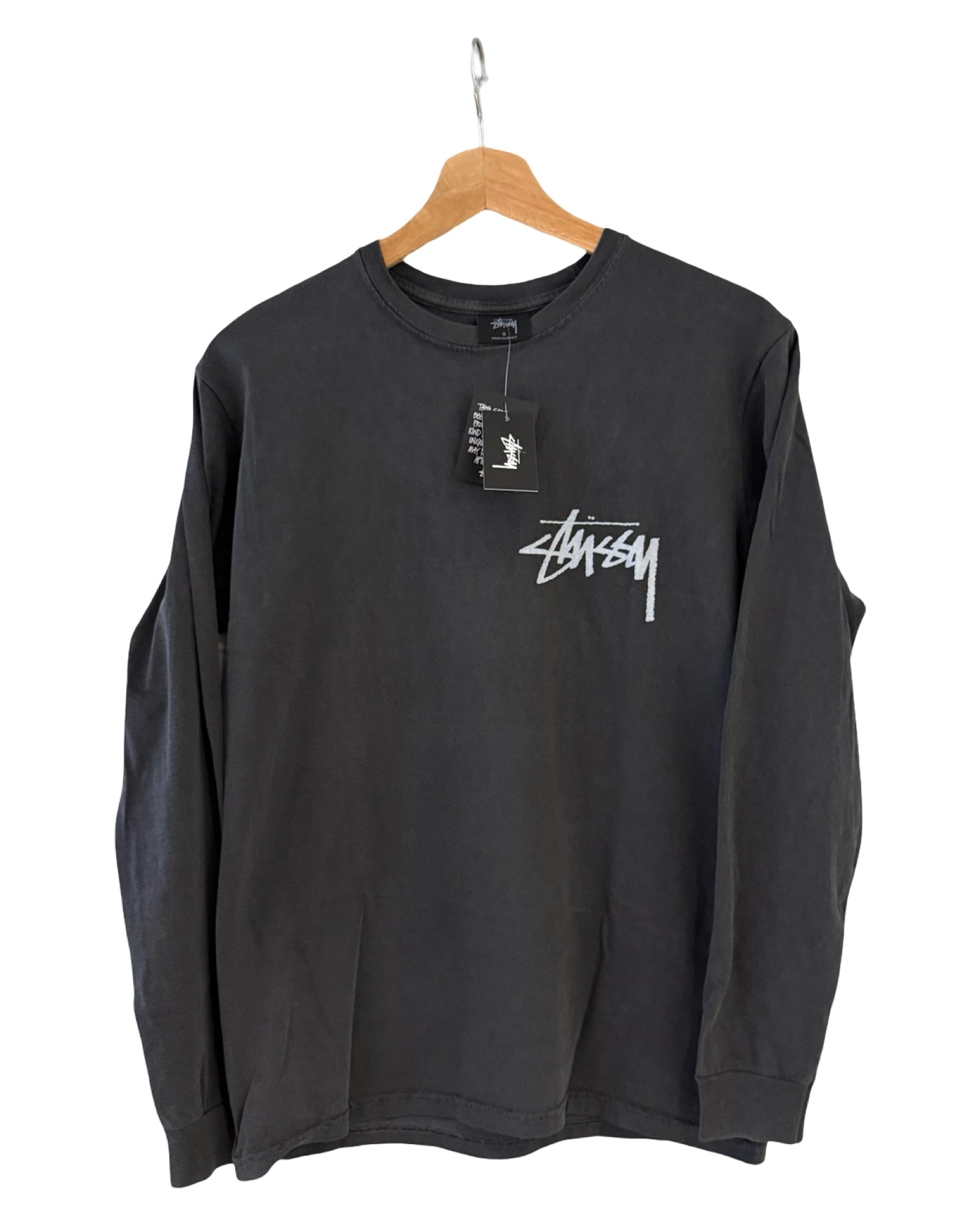 Stussy Gray Long Sleeve Tee
