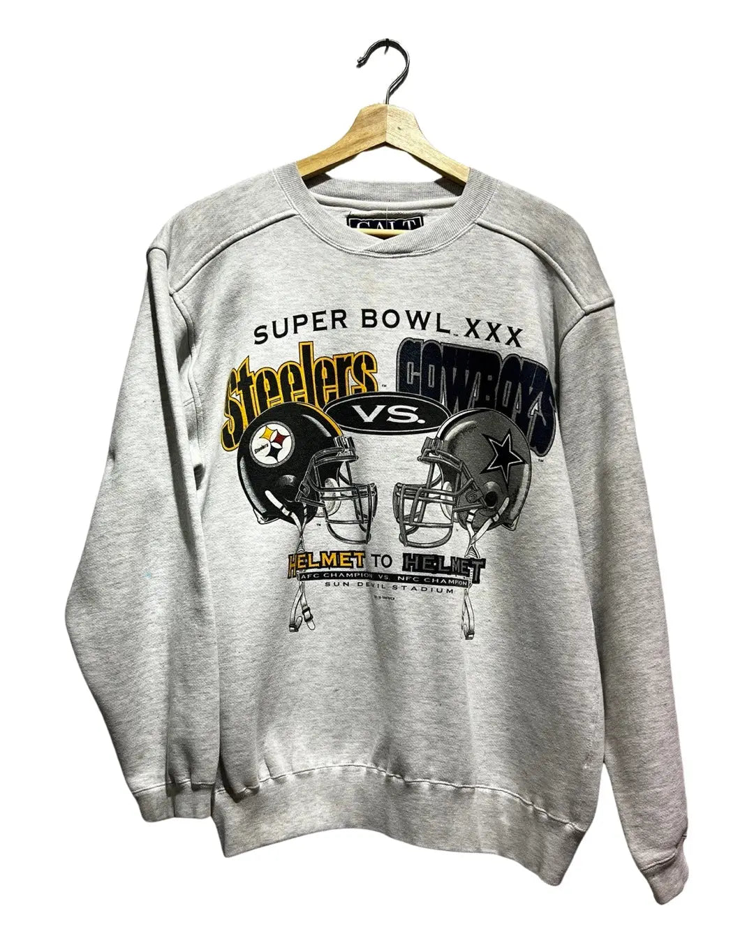 Vintage 1995 Steelers vs Cowboys Super Bowl Crewneck KIF Vintage