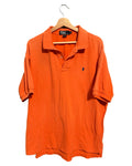 Vintage Polo Ralph Lauren Orange Blue Logo Shirt