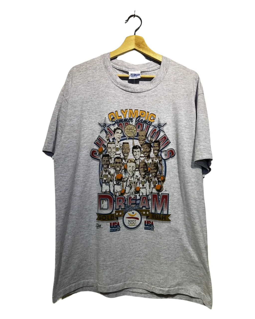 Vintage 1992 USA Olympics Barcelona Dream Team Tee KIF Vintage