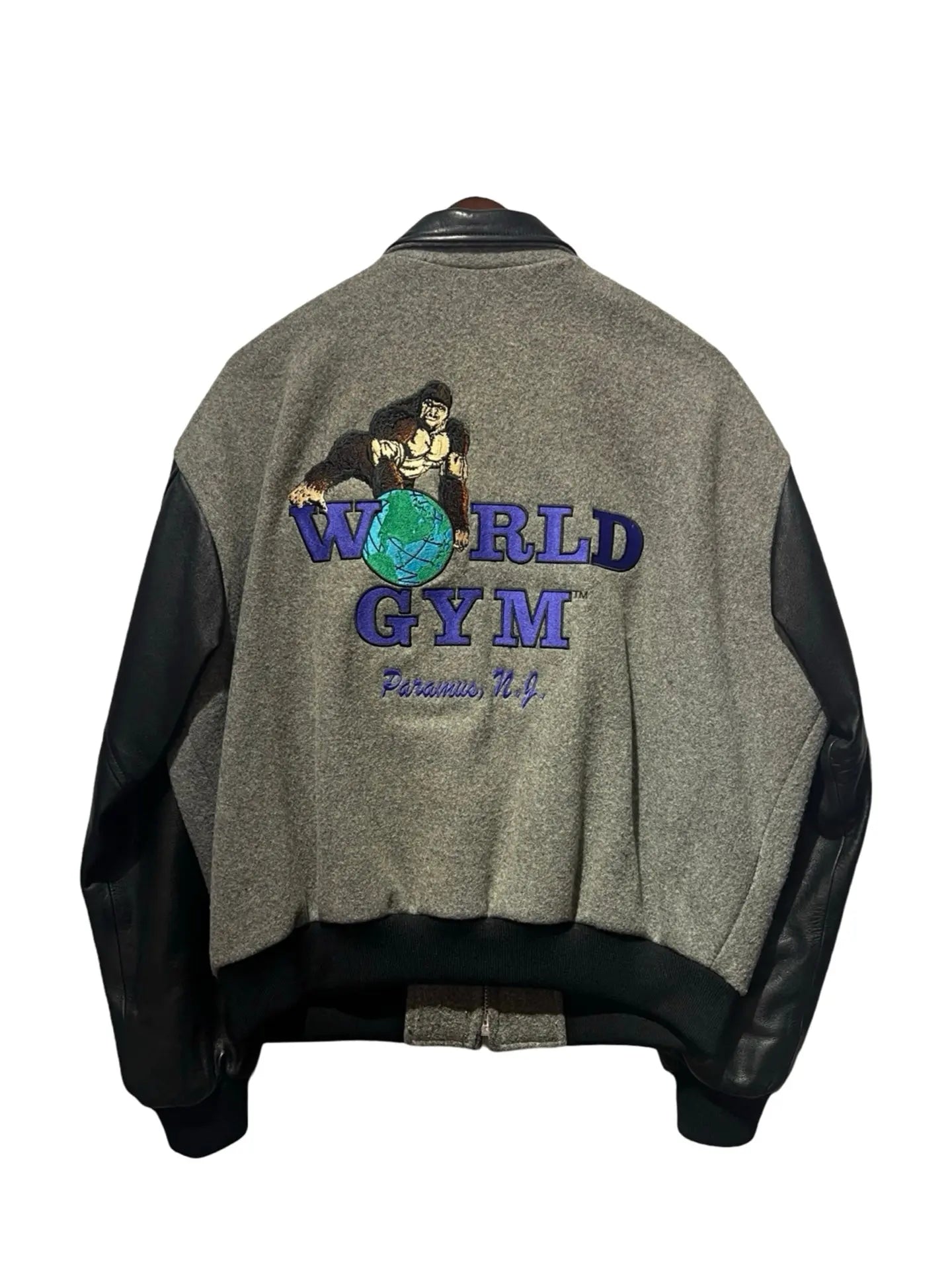 Vintage 90s World Gym Tony Nowak Varsity Jacket KIF Vintage