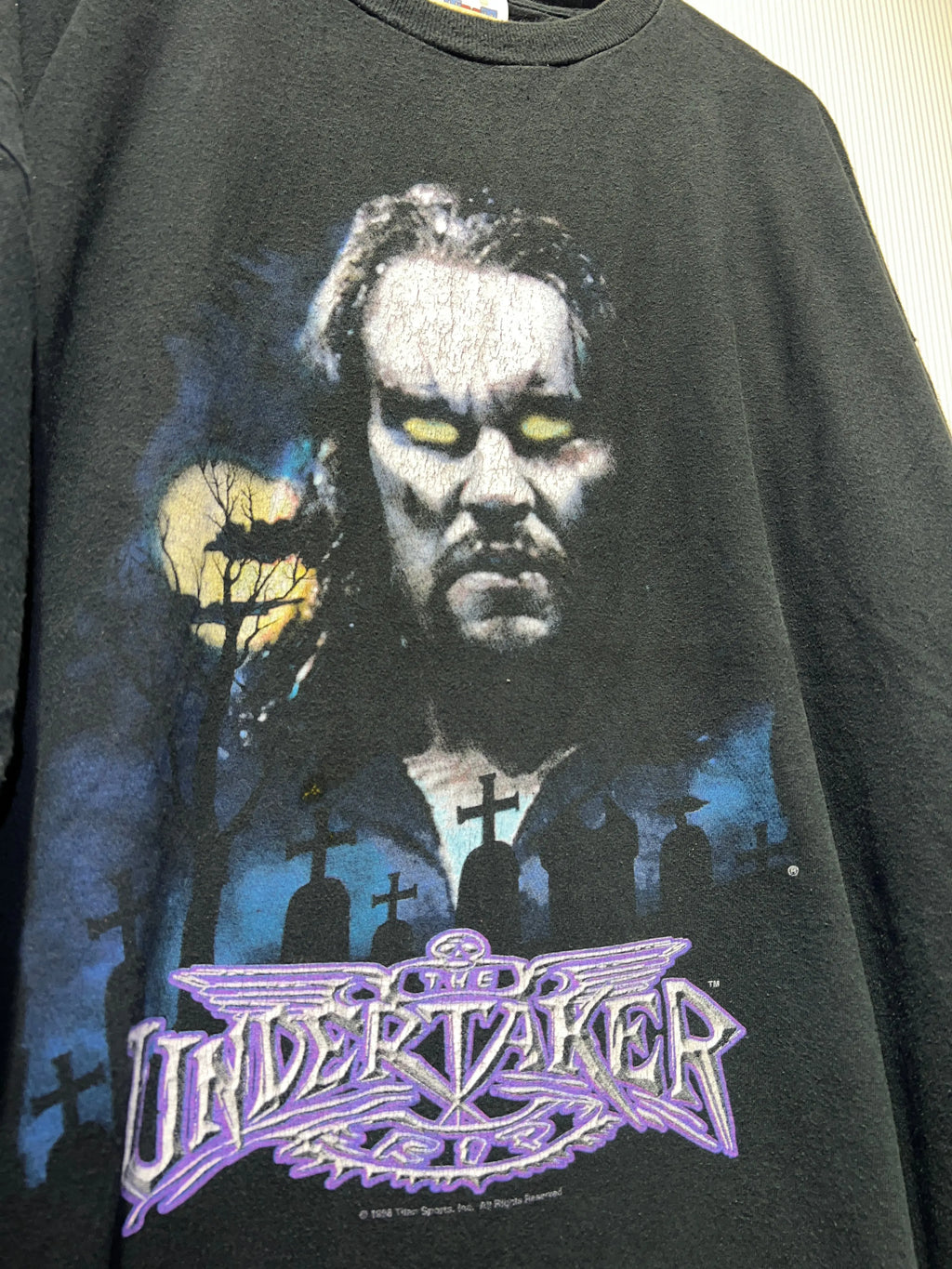 Vintage 1998 WWF The Undertaker RIP Promo Tee KIF Vintage