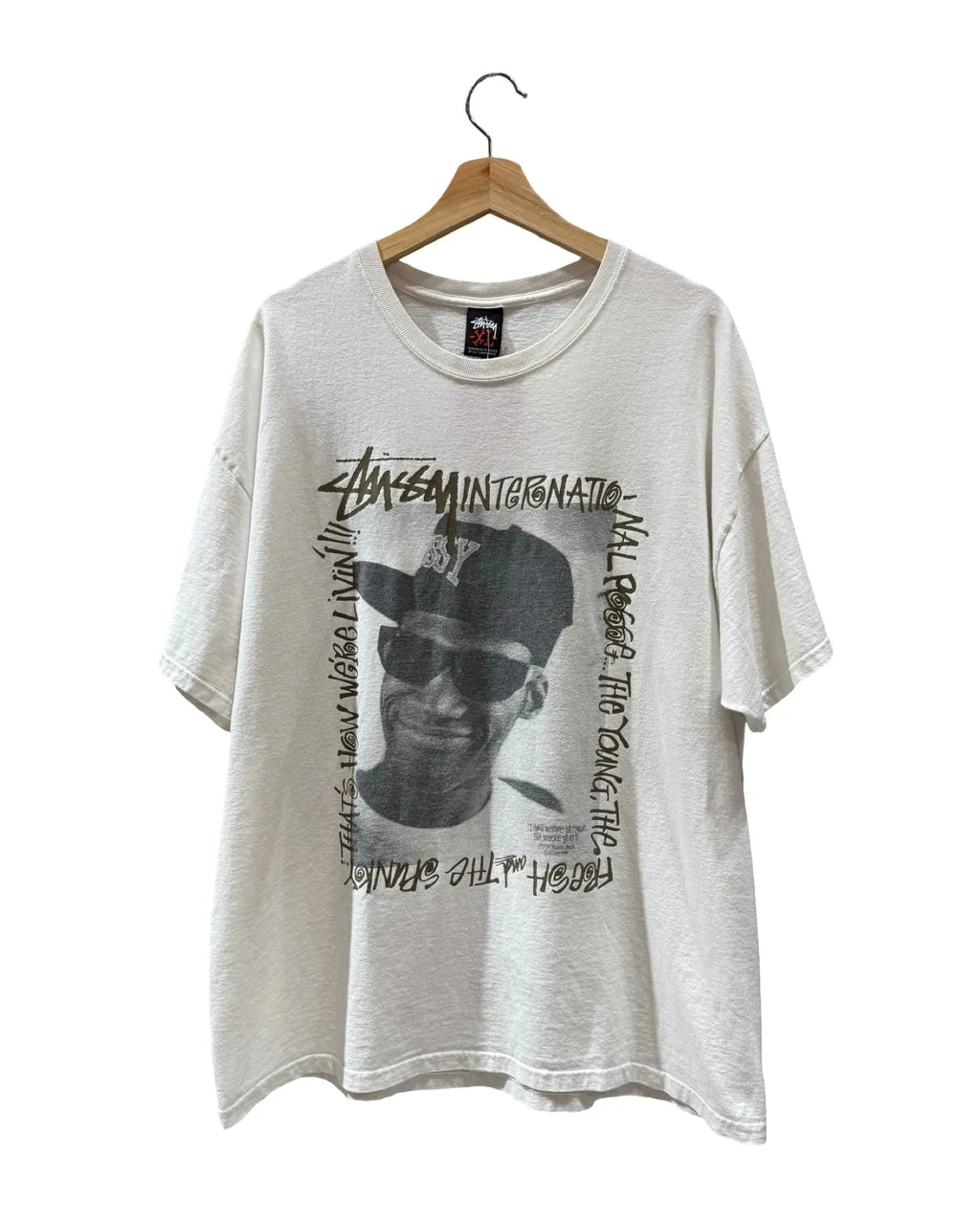 Vintage Stussy Japan Chiba Parco Mike Miller Photo Tee KIF Vintage