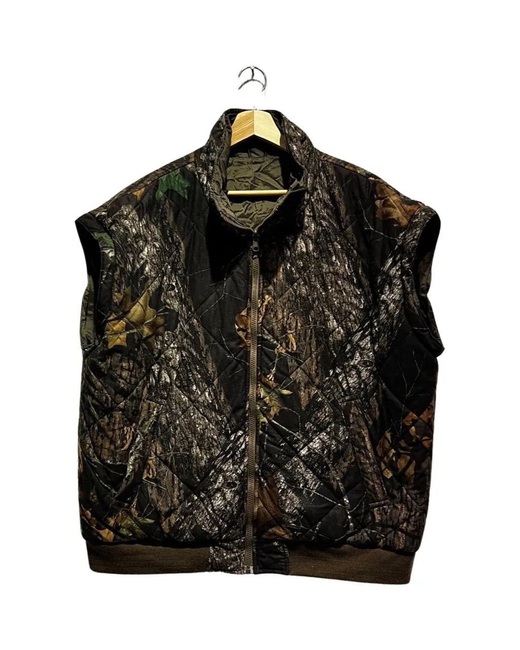 Vintage Remmington Mossy Oak Reversible Removable Camo Jacket KIF Vintage