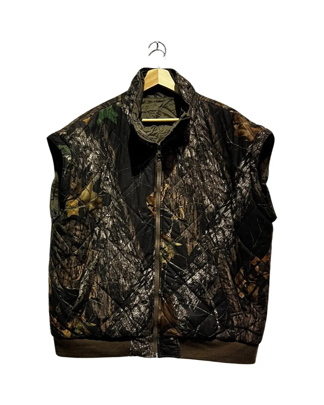 Vintage Remmington Mossy Oak Reversible Removable Camo Jacket KIF Vintage