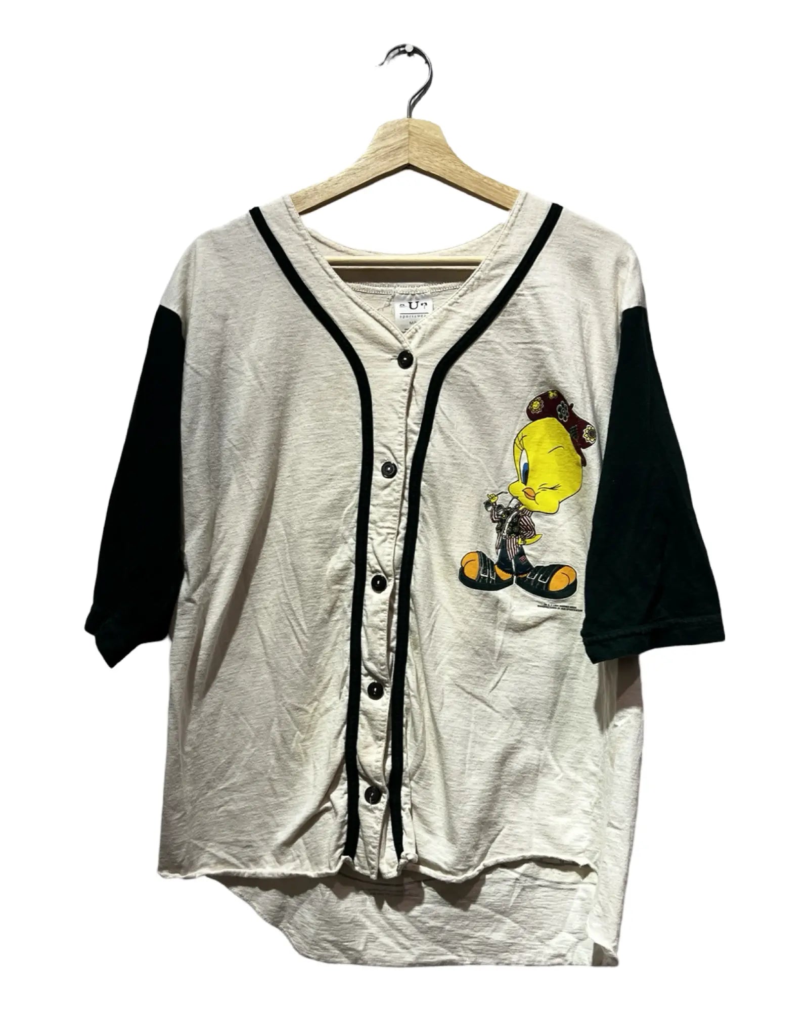 Vintage 90s Tweety Bird Baseball Jersey KIF Vintage