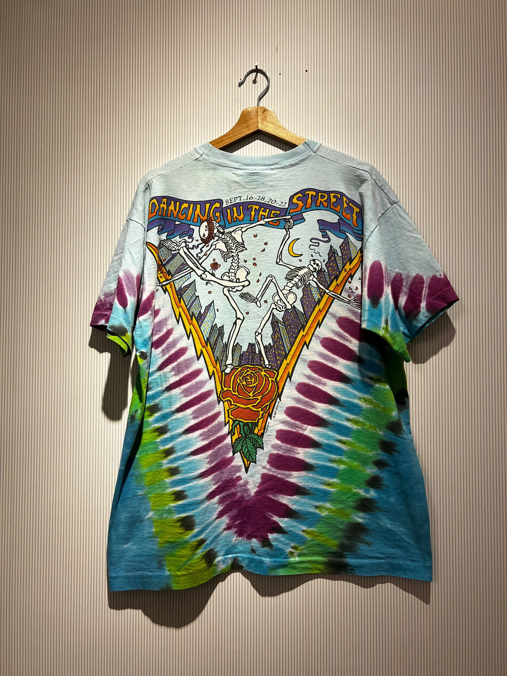 Vintage 1993 Grateful Dead New York City Liquid Blue Tee KIF Vintage
