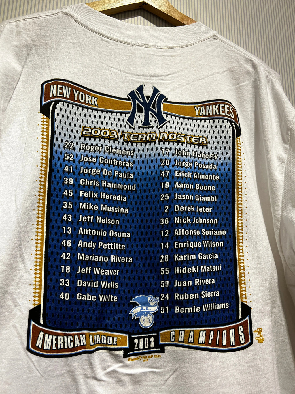Vintage DS 2003 New York Yankees World Series Tee KIF Vintage