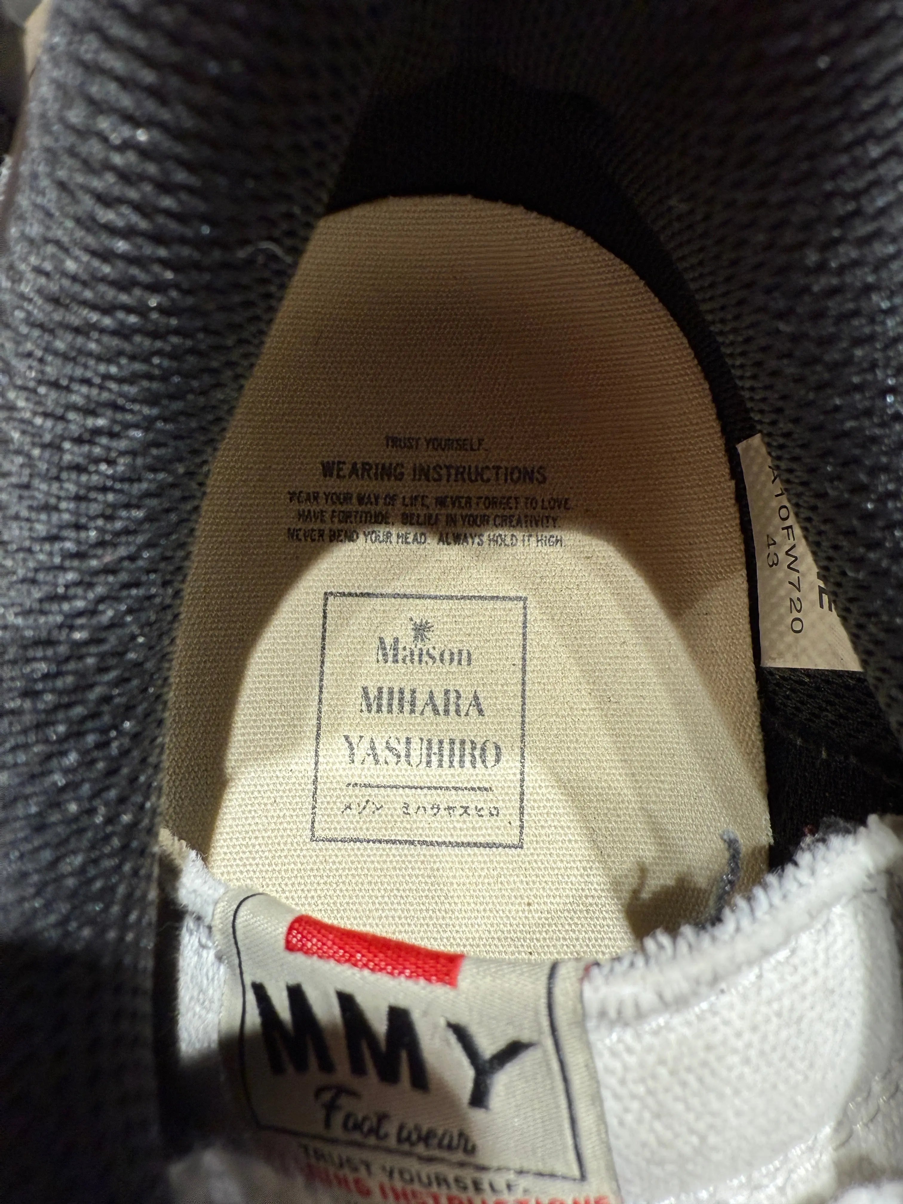 Maison Mihara Yasuhiro Wayne Low Size 10 KIF Vintage