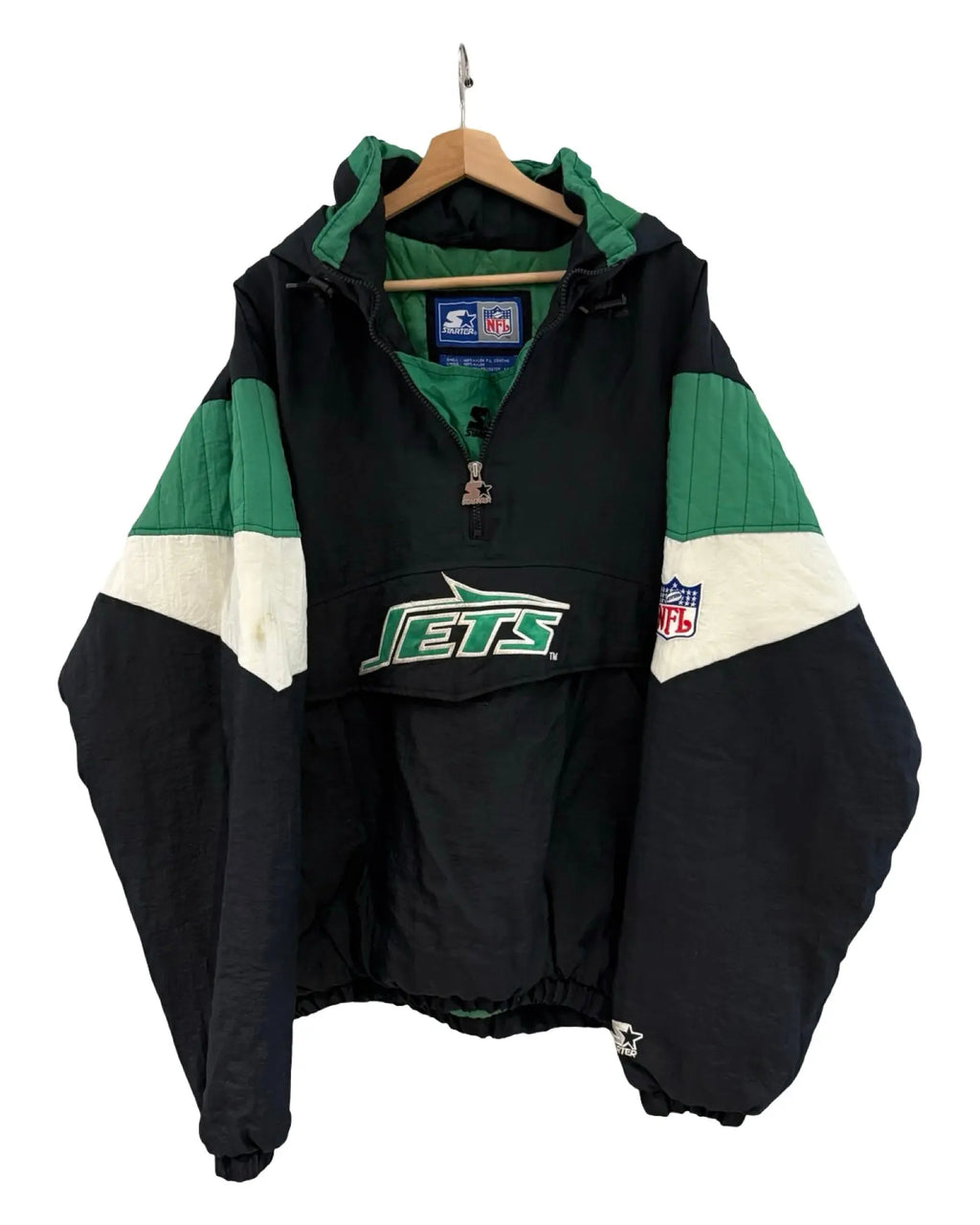 Vintage 90s New York Jets Starter Half Zip Jacket KIF Vintage