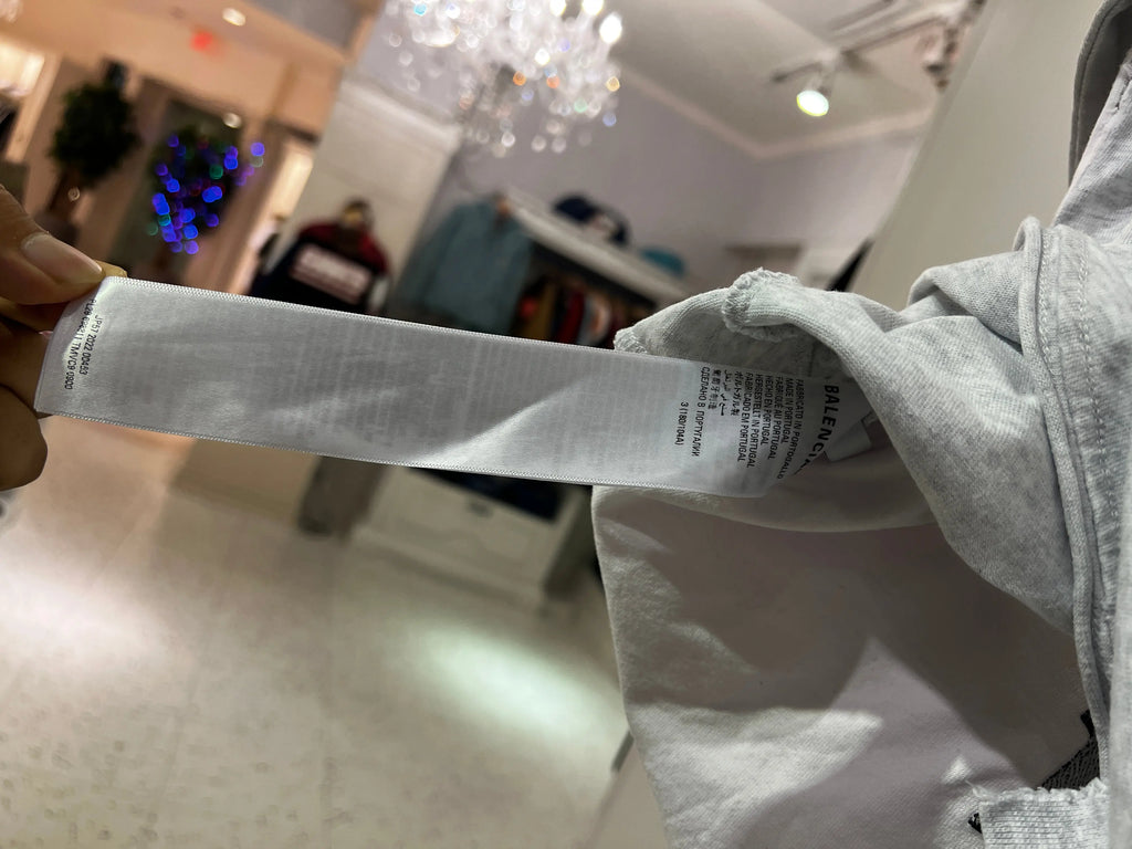Archive Balenciaga Paris Upside Down Embroidered Patchwork Tee KIF Vintage