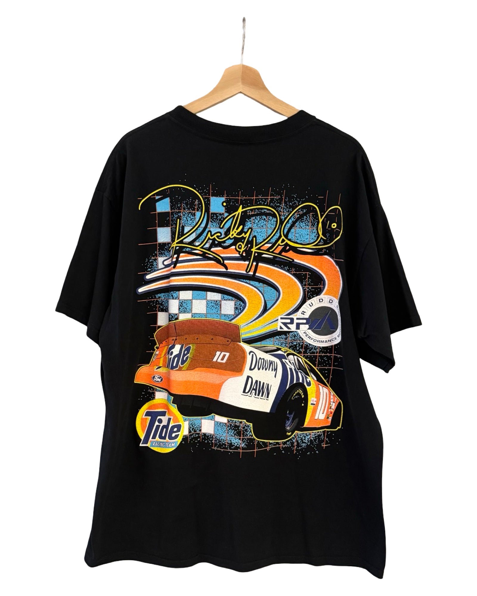 Vintage 90s Nascar Tide Ricky Rudd Racing Tee