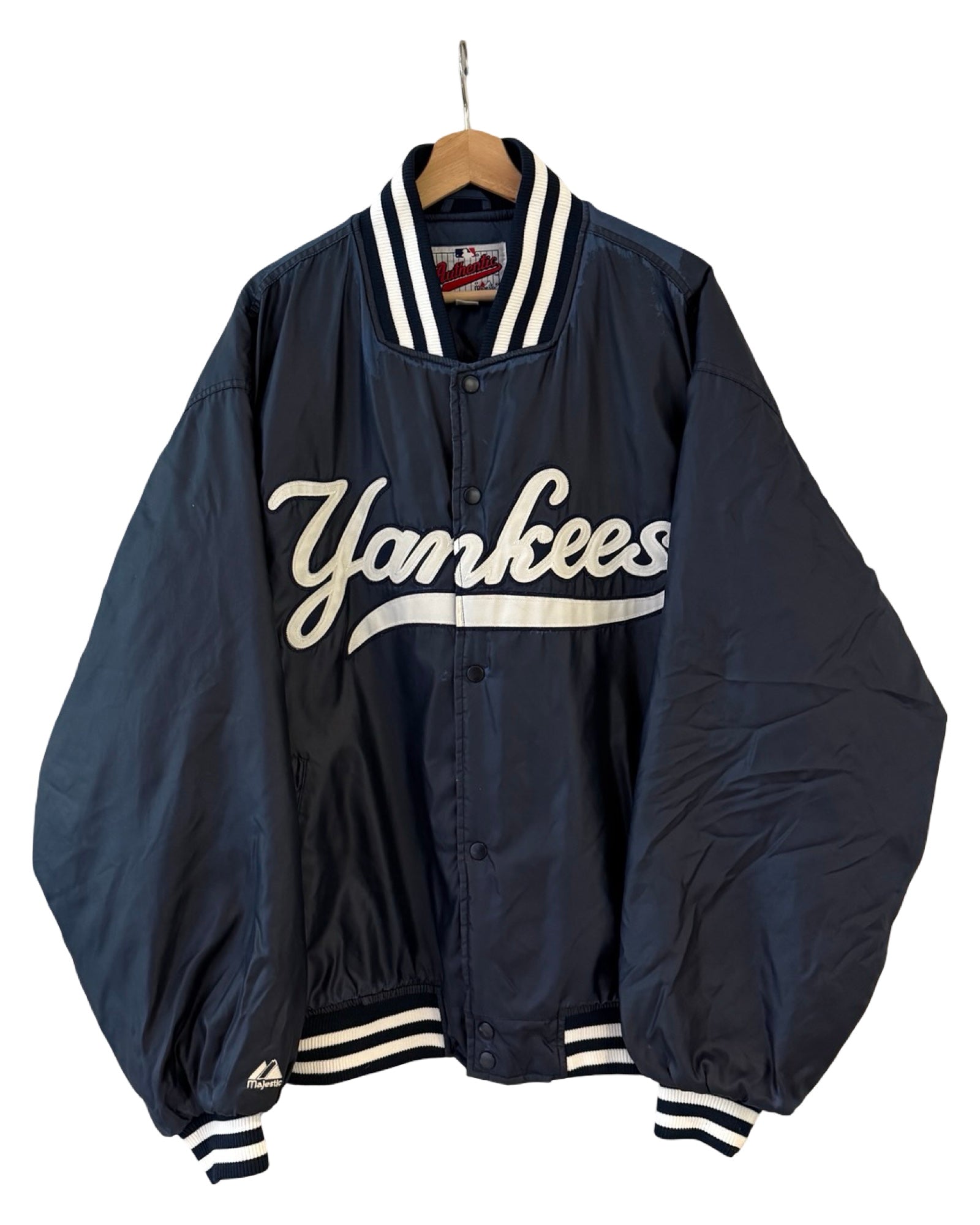 Vintage 90s New York Yankees Majestic Authentic Bomber Jacket