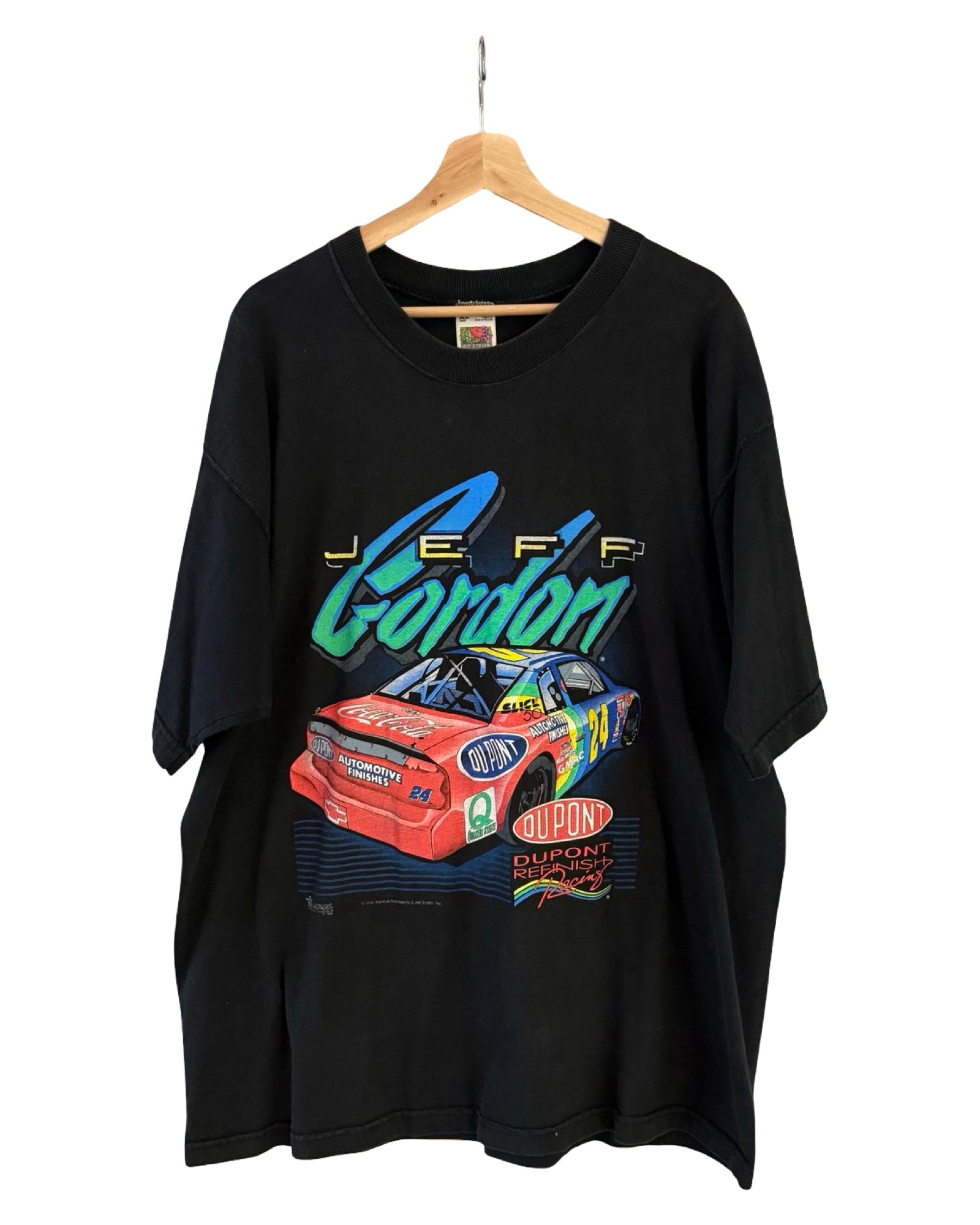 Vintage 1998 Nascar Jeff Gordon Dupont Racing Tee