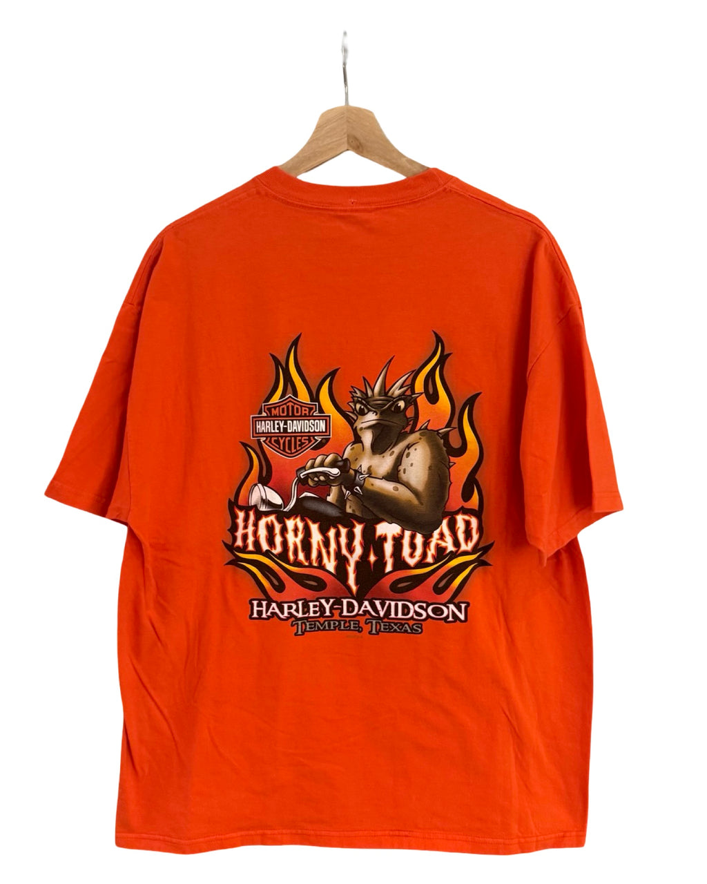ヴィンテージ ハーレーダビッドソン ホーニートード ポケットTシャツ