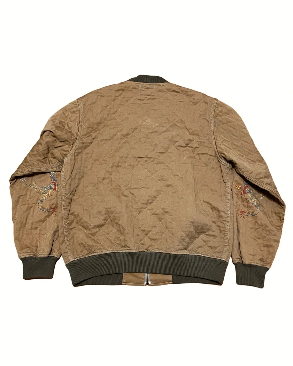 RRL Ralph Lauren Dragon Quilted Bomber Jacket KIF Vintage