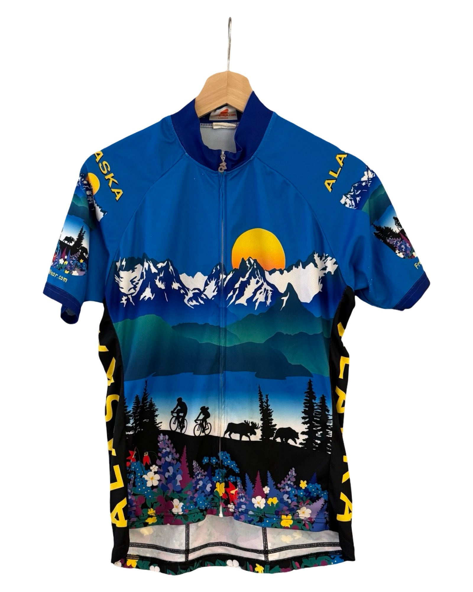 Camiseta de Ciclismo Vintage de Alaska
