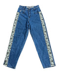 28 x 30 Vintage 80s Jou Jou Money Print Jeans KIF Vintage