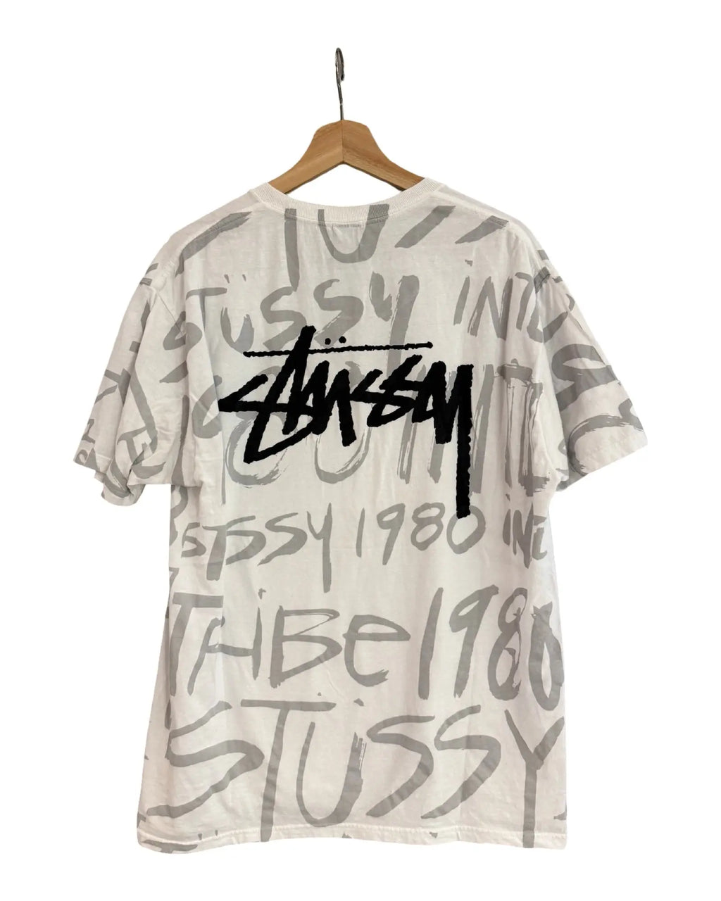 Vintage Stussy All Over Print Logo Tee KIF Vintage