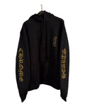 Chrome Hearts Black & Army Green Logo Hoodie KIF Vintage