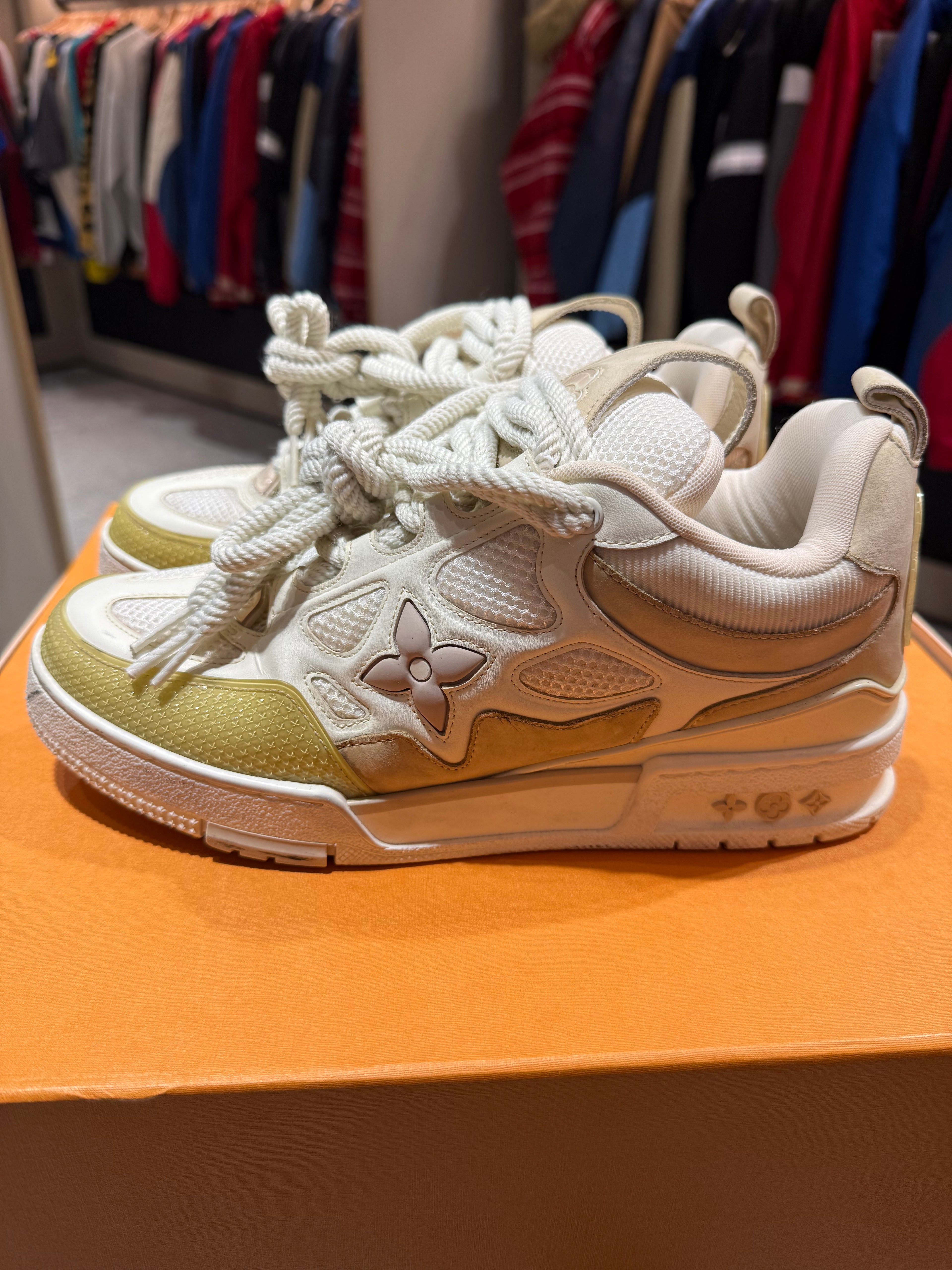 Louis Vuitton Skate Trainers Beige Size 7 (fits like 8)