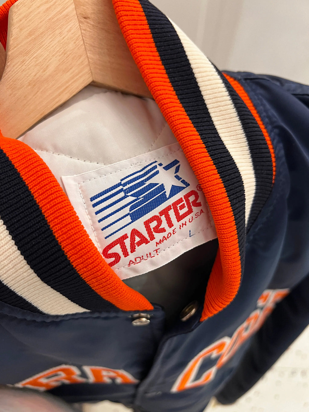 Vintage DS 80s Syracuse University Starter Satin Jacket KIF Vintage