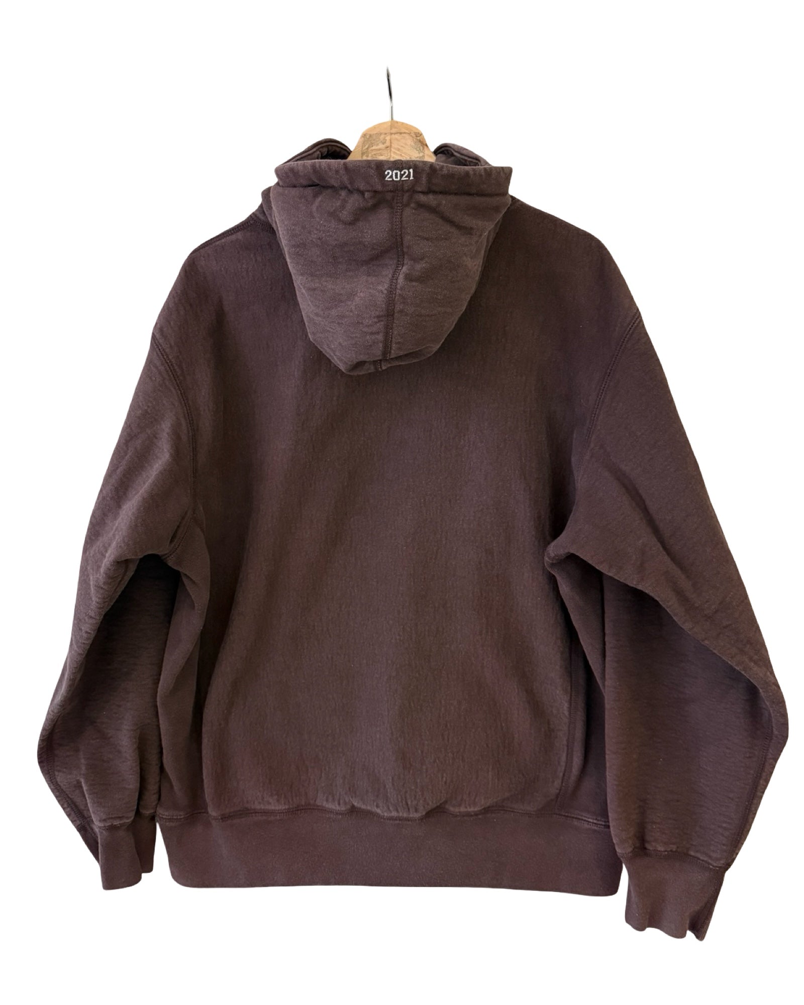 2021 Supreme Brown Box Logo Hoodie KIF Vintage