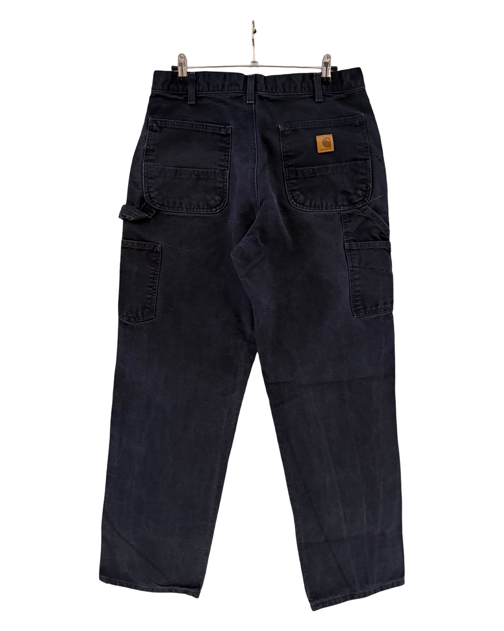 Pantalones de carpintero vintage Carhartt azul marino 34 x 34