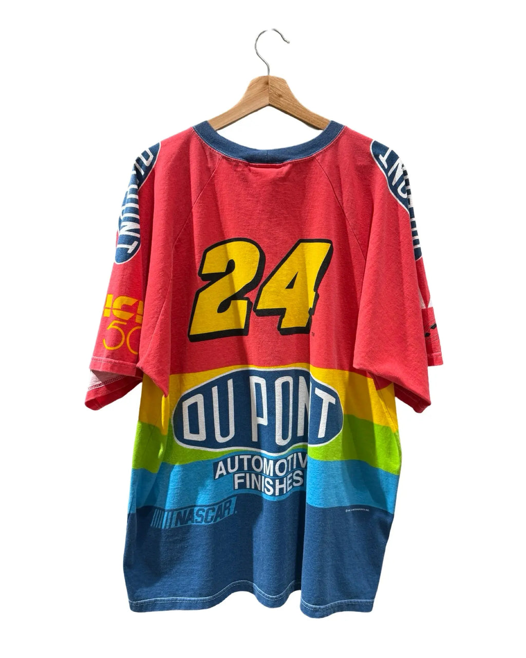 Vintage 1997 Nascar DuPont Racing Big Print Tee KIF Vintage