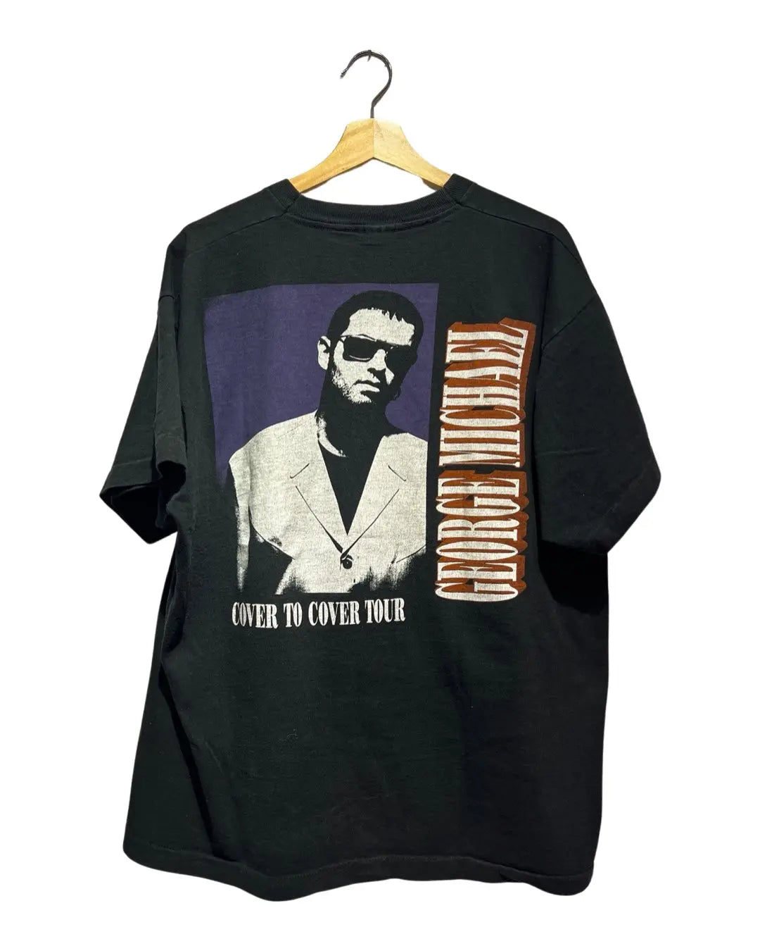 Vintage 1991 George Michael Cover To Cover Tour Tee KIF Vintage