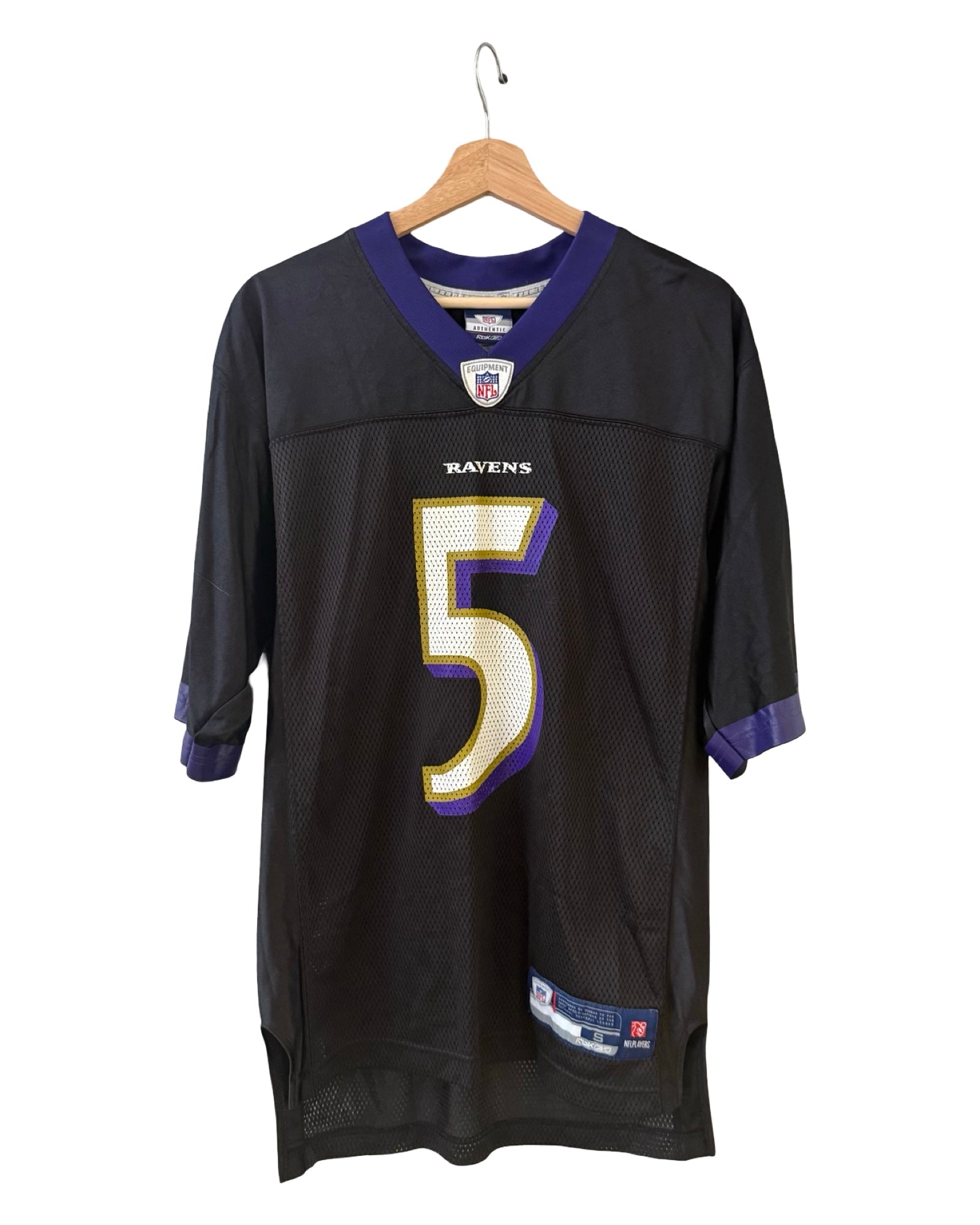 Vintage Baltimore Ravens Joe Flacco 5 Reebok NFL Jersey