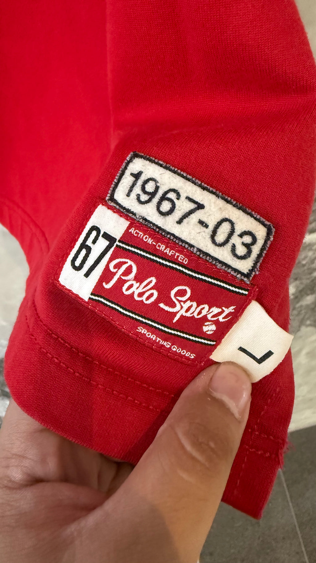 Vintage 2003 Polo Sport Ralph Lauren 5 Red Basketball Jersey