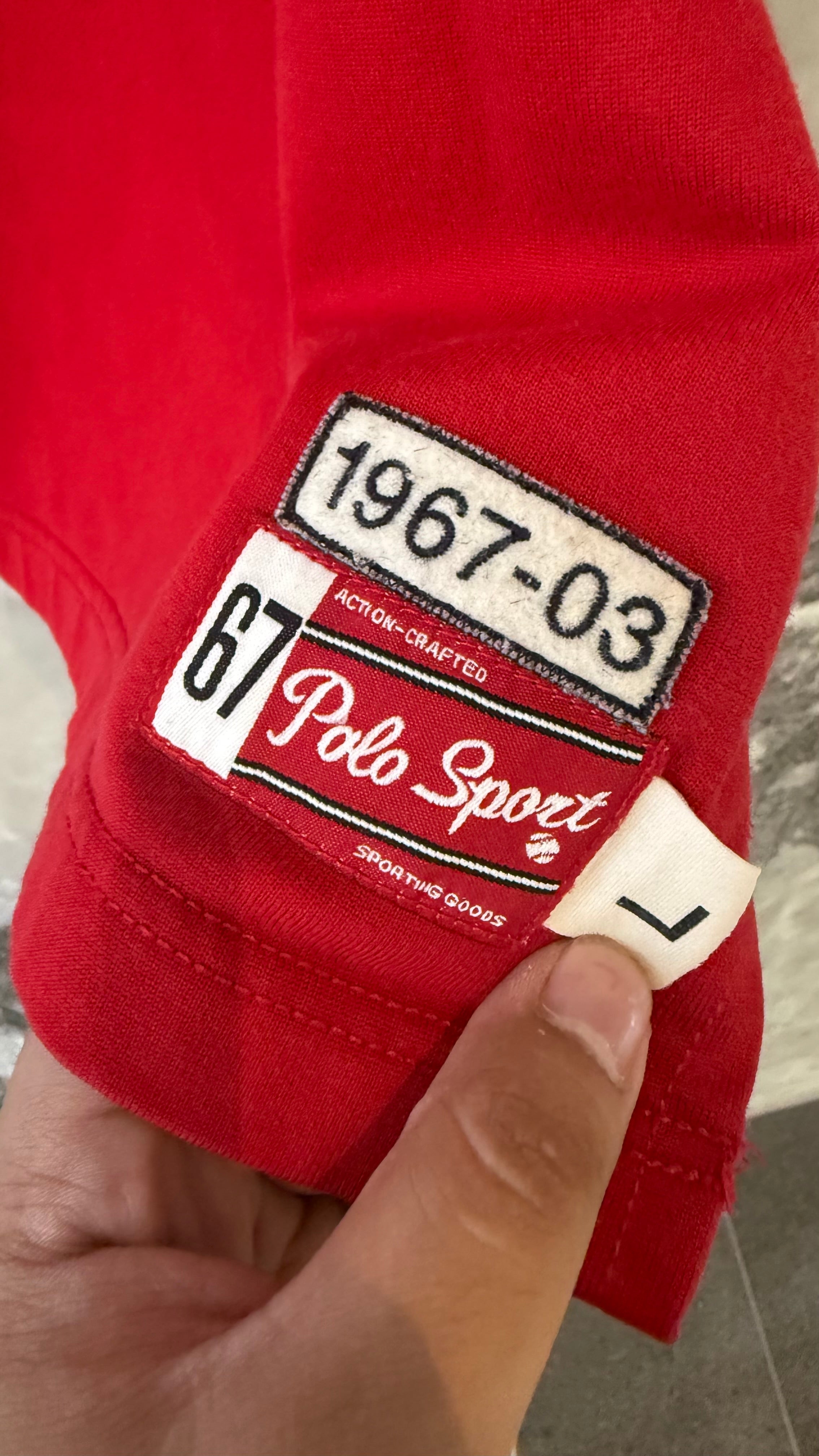 Vintage 2003 Polo Sport Ralph Lauren 5 Red Basketball Jersey