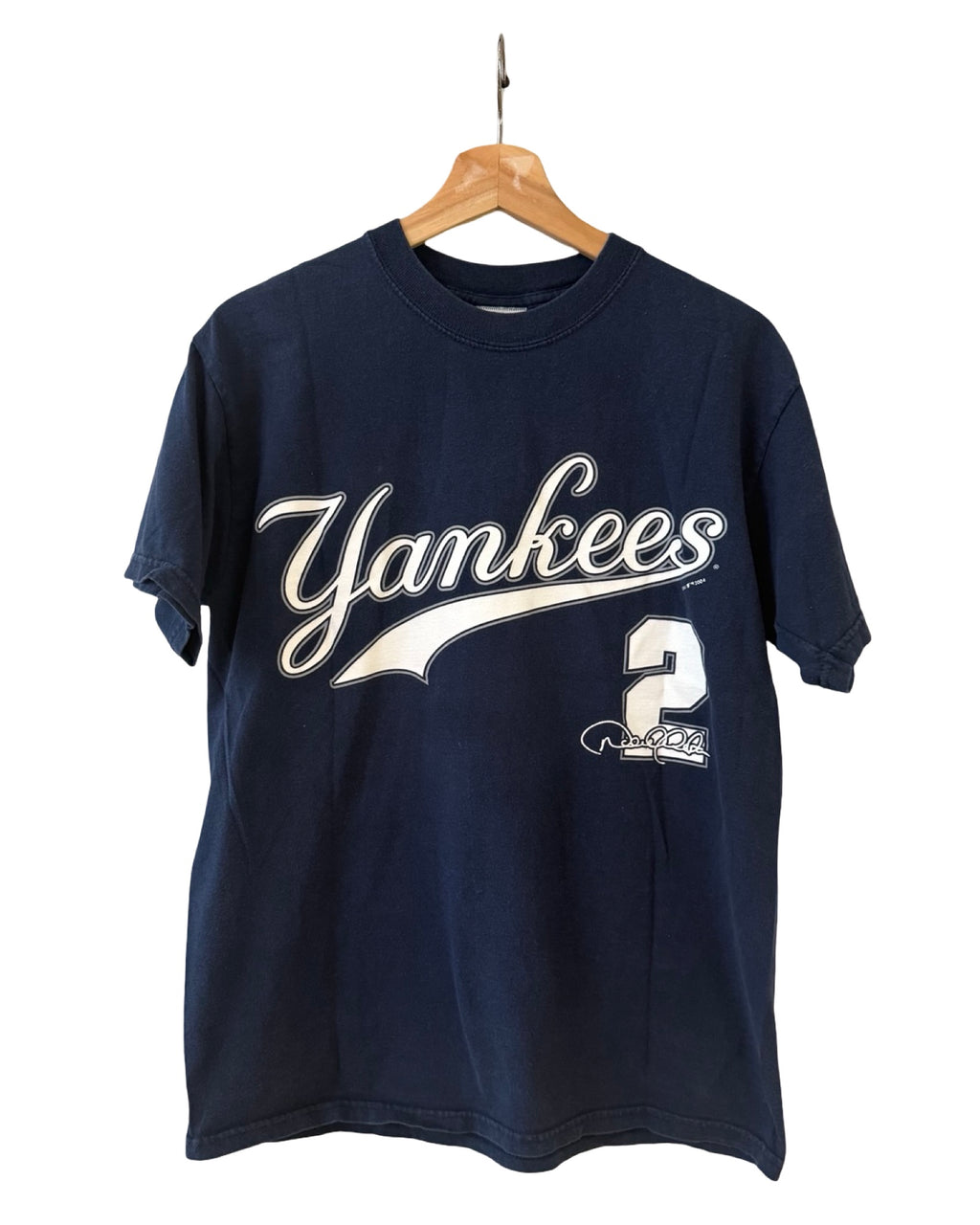 ヴィンテージ 2004 ニューヨーク・ヤンキース デレク・ジーター 2 Tシャツ