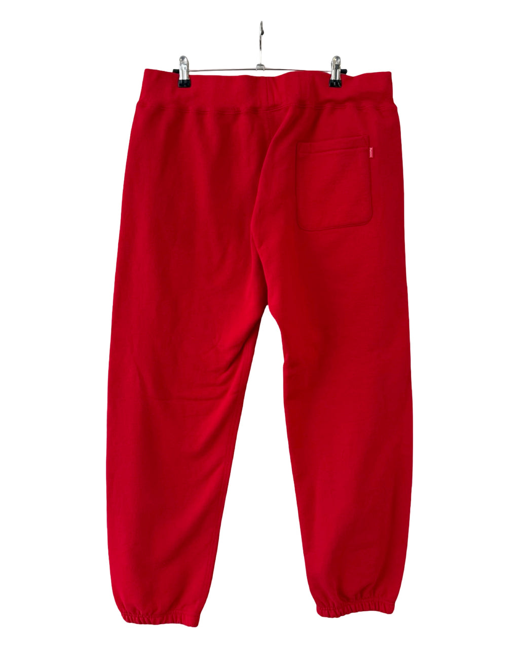 FW20 DS Supreme Leather Patch Red Sweatpants