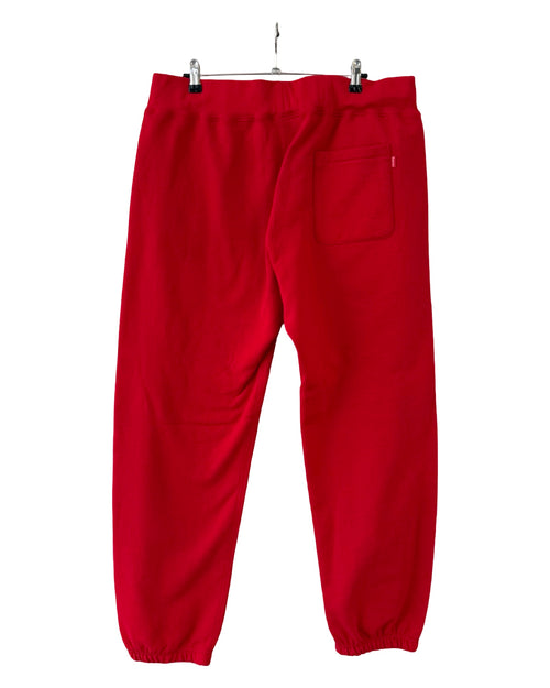 FW20 DS Supreme Leather Patch Red Sweatpants