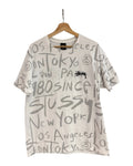 Vintage Stussy All Over Print Logo Tee KIF Vintage