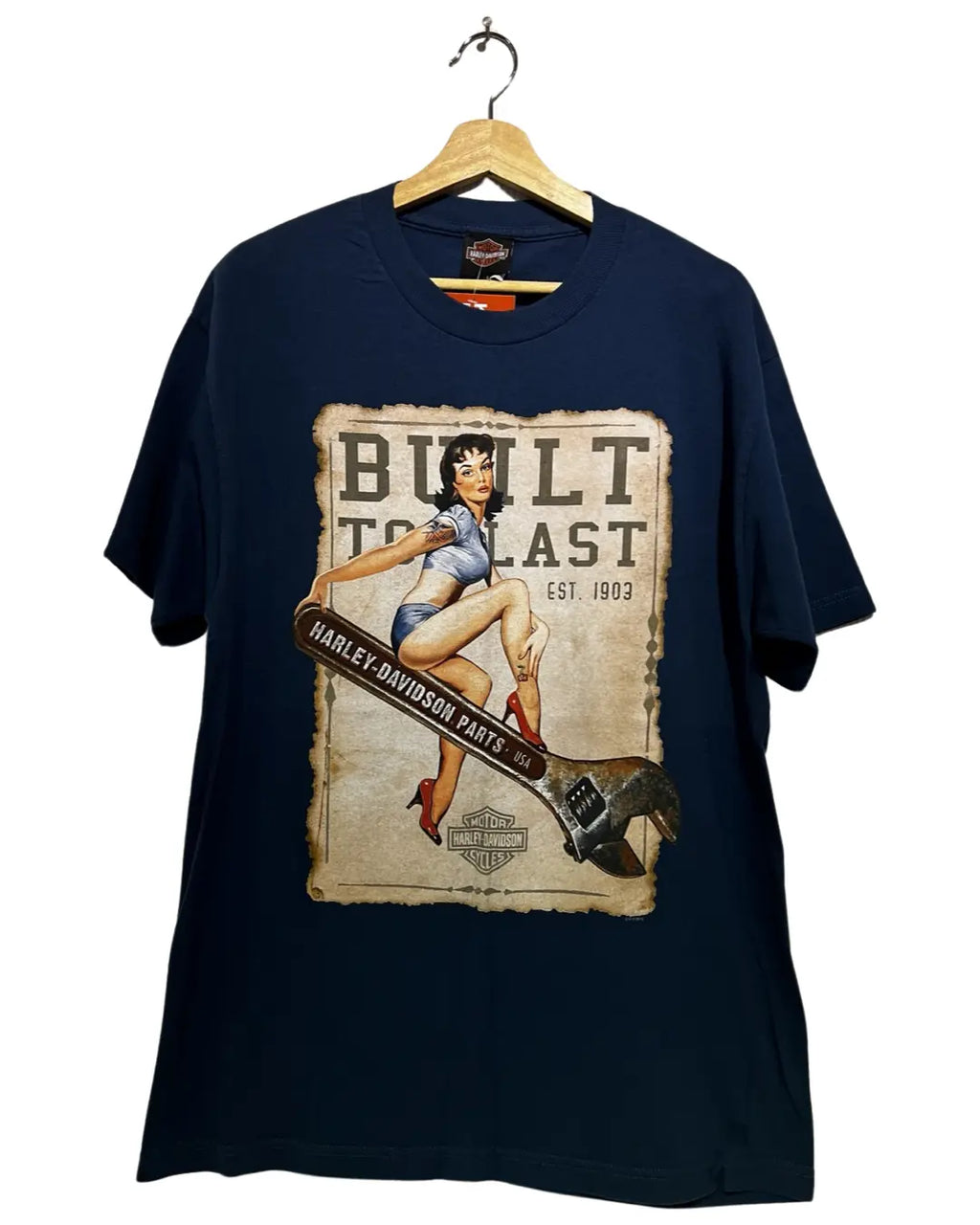 Vintage Harley Davidson Wanted Poster Tee KIF Vintage