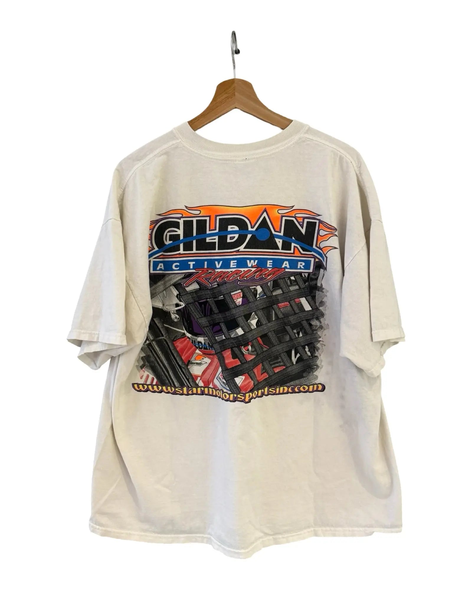 Vintage Nascar Gildan Double Sided Racing Tee KIF Vintage