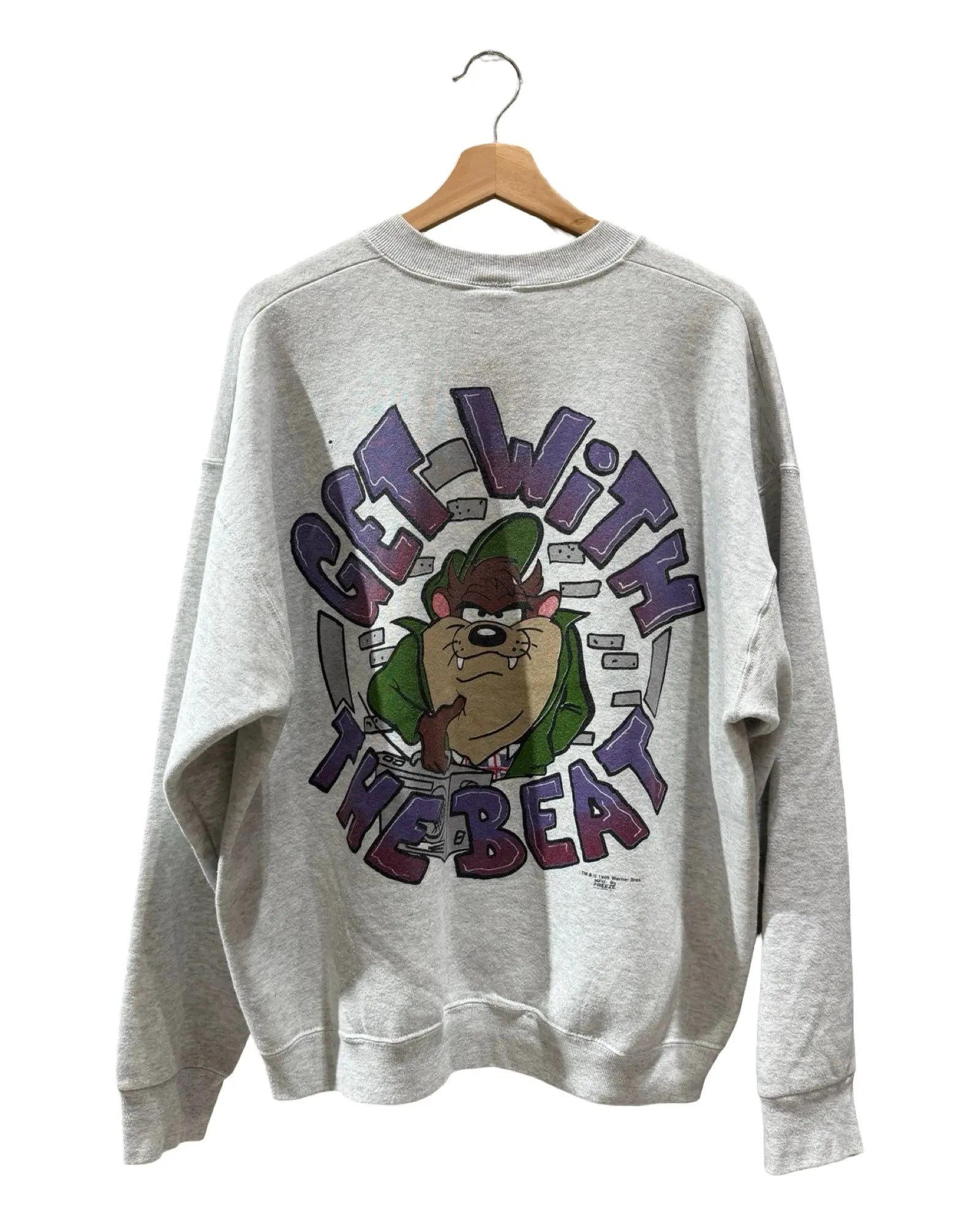 Vintage 1995 Looney Tunes Taz Radio Crewneck KIF Vintage