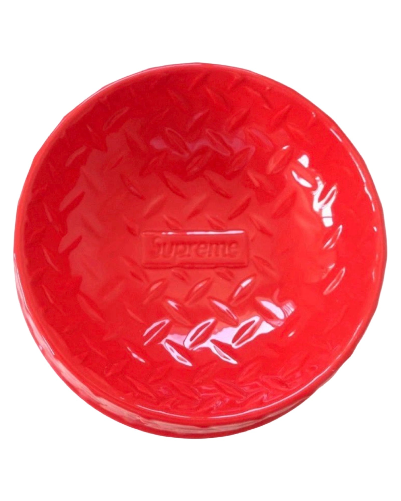 2023 Supreme Cuenco de cerámica rojo para perros