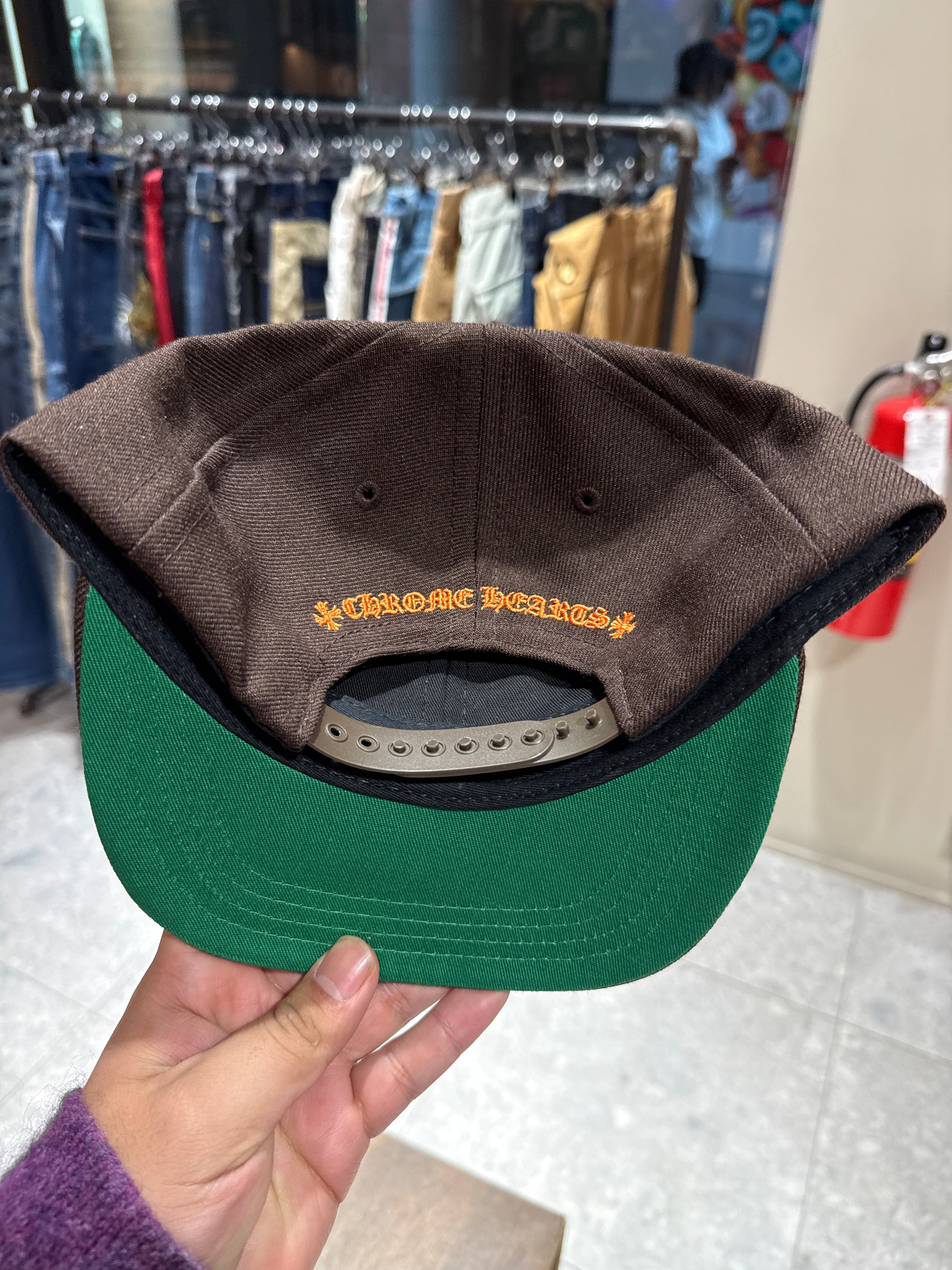 Chrome Hearts Brown & Orange Snapback KIF Vintage
