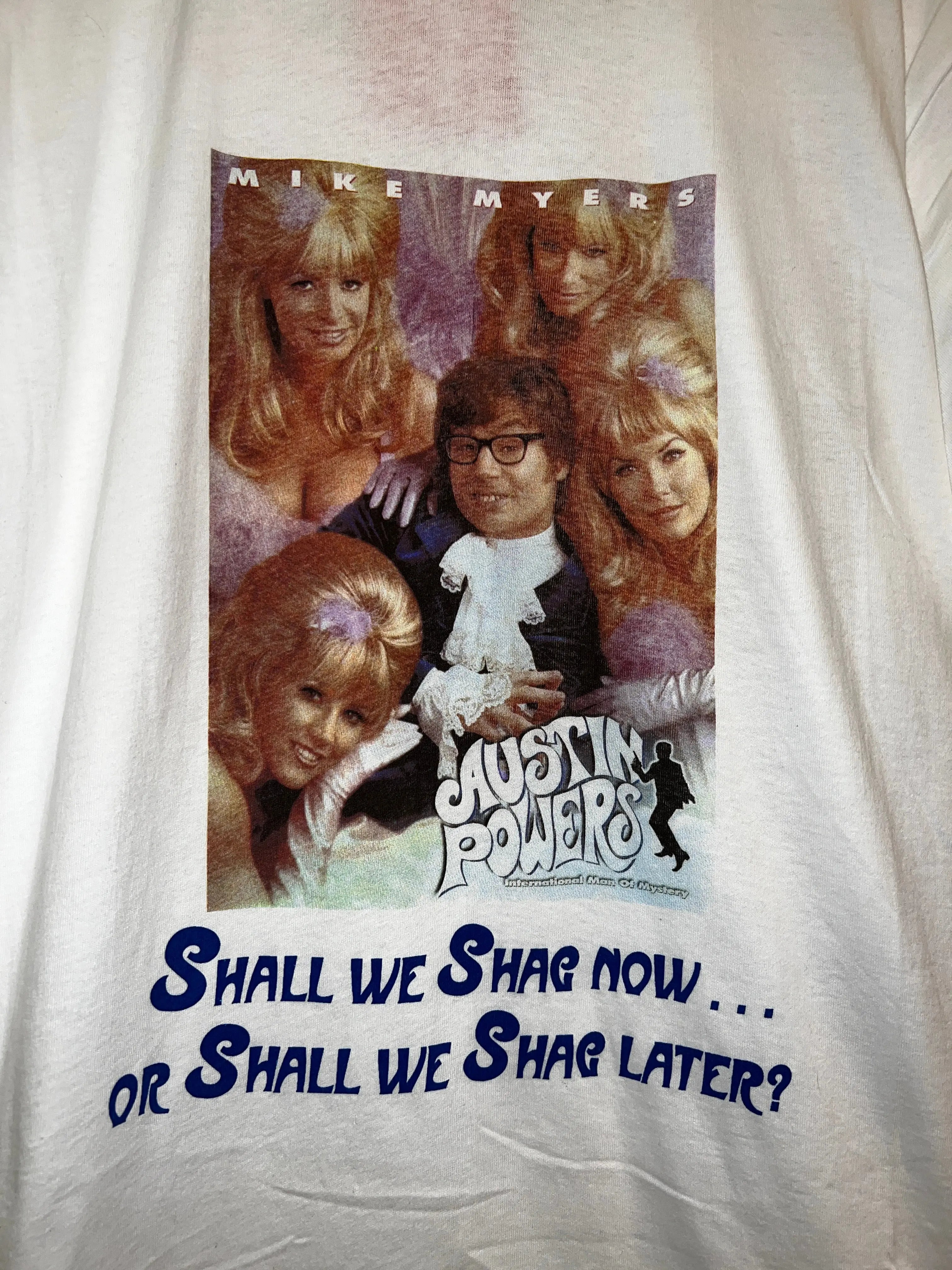 Vintage 1997 Austin Powers Man Of Mystery Promo Tee KIF Vintage