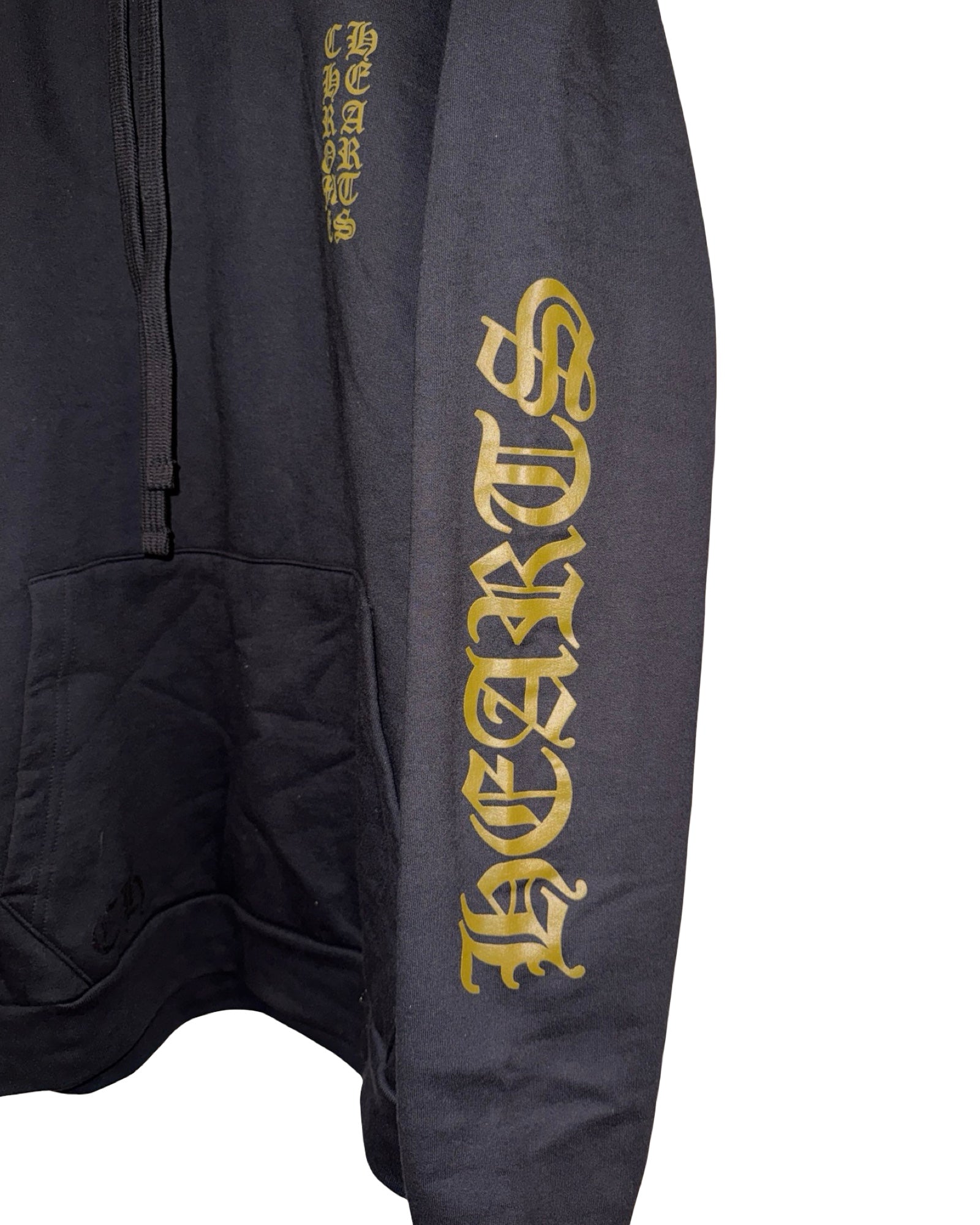 Chrome Hearts Black & Army Green Logo Hoodie KIF Vintage