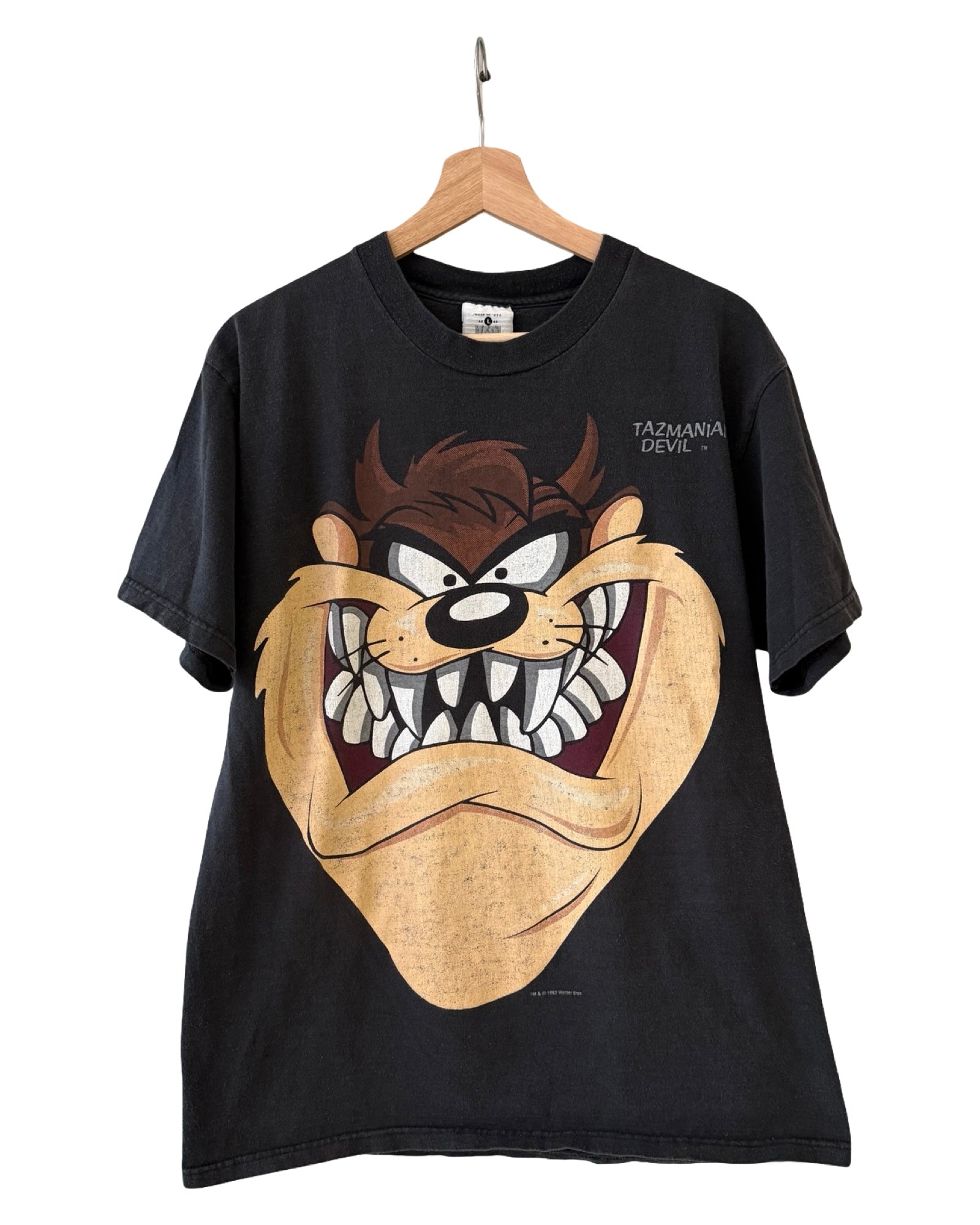 Vintage 1993 Taz Looney Tunes Big Print Tee
