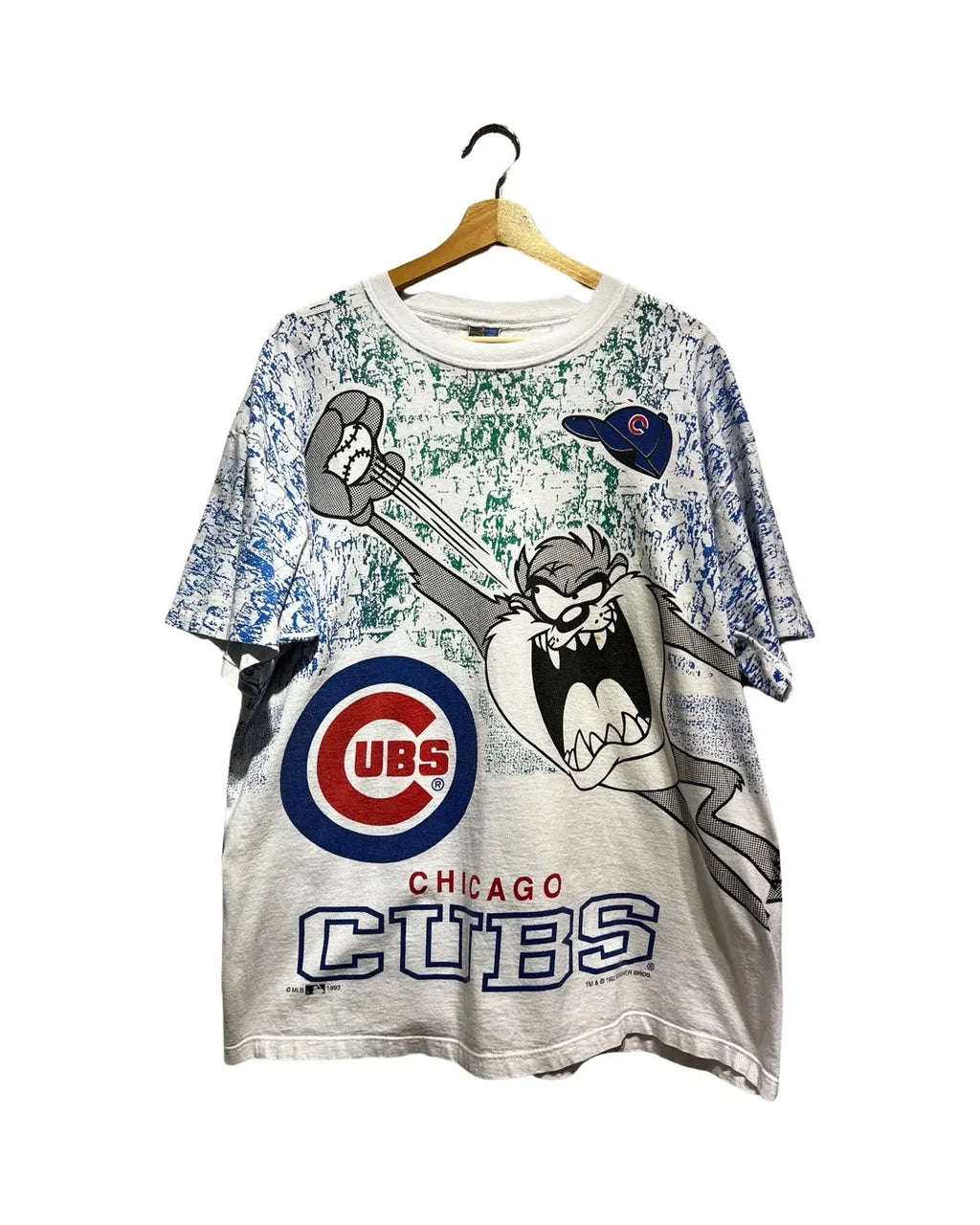 Vintage 1993 Chicago Cubs Looney Tunes Taz Tee KIF Vintage