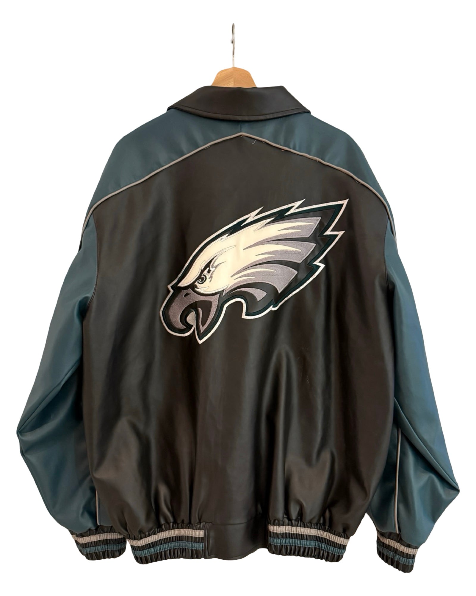 Vintage Philadelphia Eagles Leather Jacket KIF Vintage