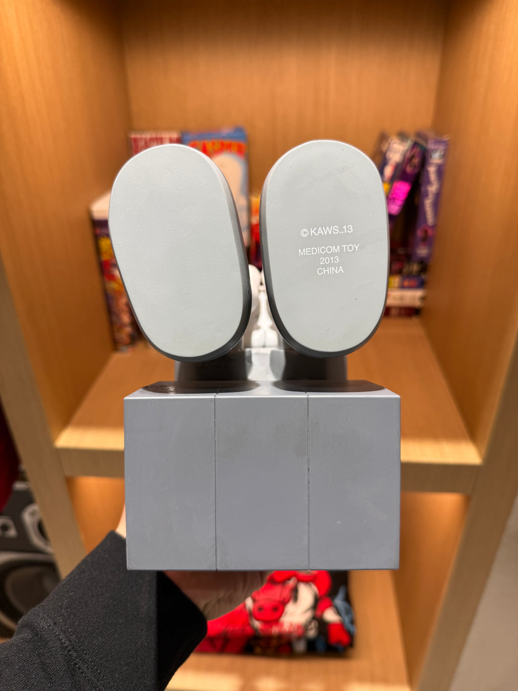 2013 KAWS Passing Through Gray Companion Figure KIF Vintage