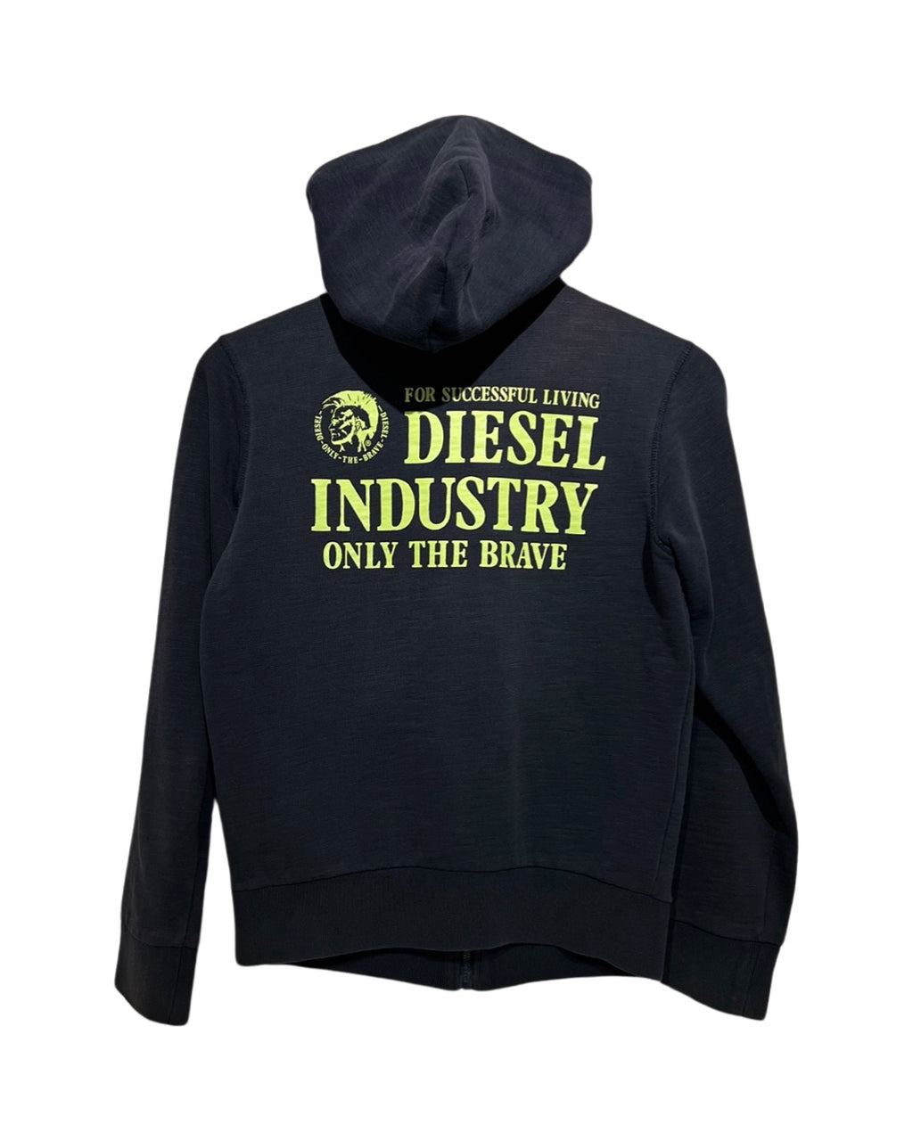 BJ Diesel Dark Blue Zip Up Hoodie KIF Vintage