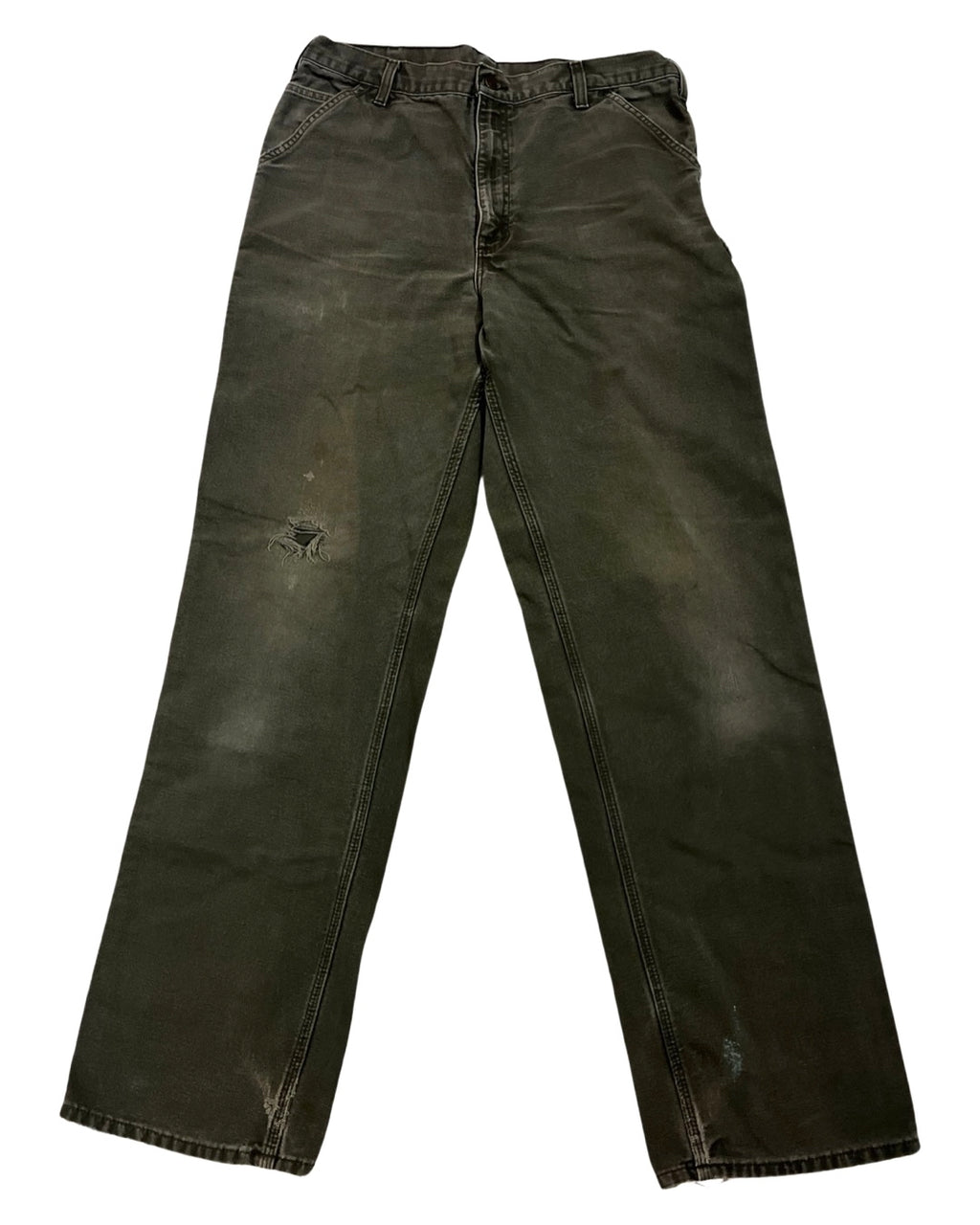36 x 36 Vintage Carhartt Faded Olive Pants KIF Vintage
